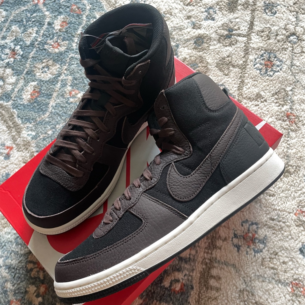 Nike Terminator High SE Velvet Brown 착용 스타일 - 1
