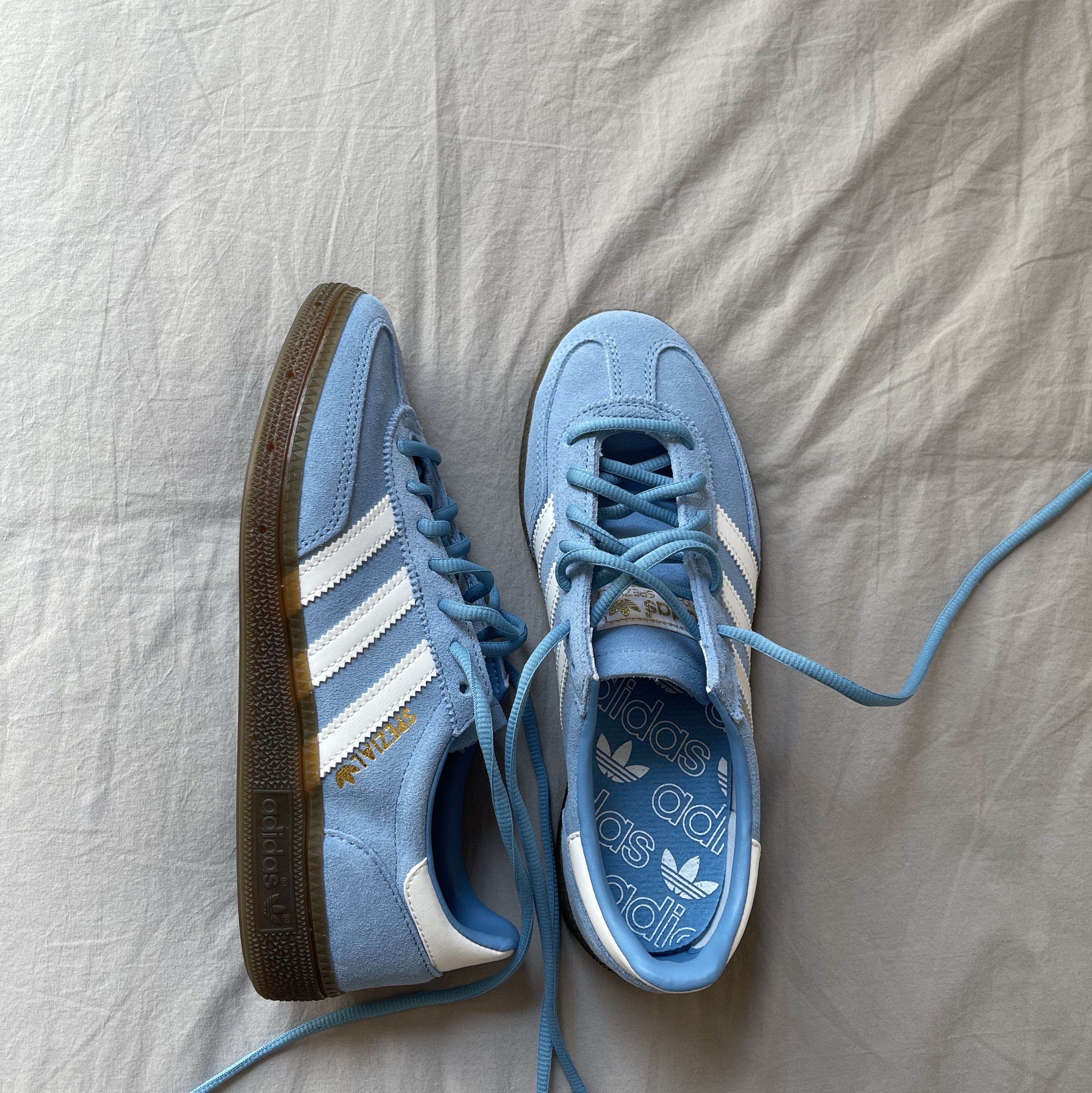Adidas Spezial Handball Light Blue 착용 스타일 - 4