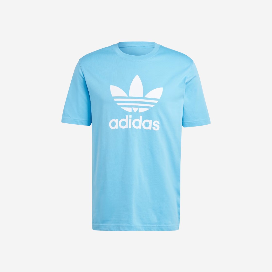 Adidas Adicolor Trefoil T-Shirt Semi Blue Burst - US Sizing 상세 이미지 1