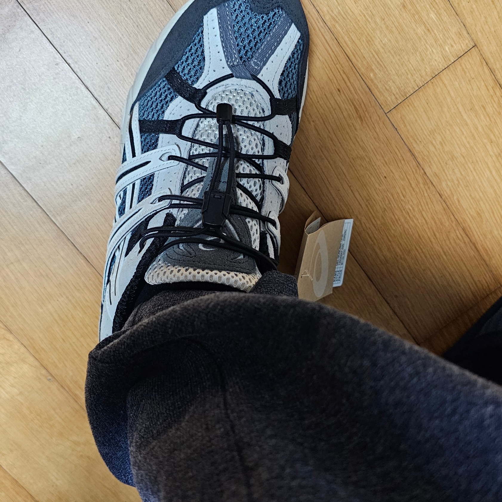 Asics Unlimited Gel-Sonoma 15-50 Carrier Grey White Alyssum 착용 스타일