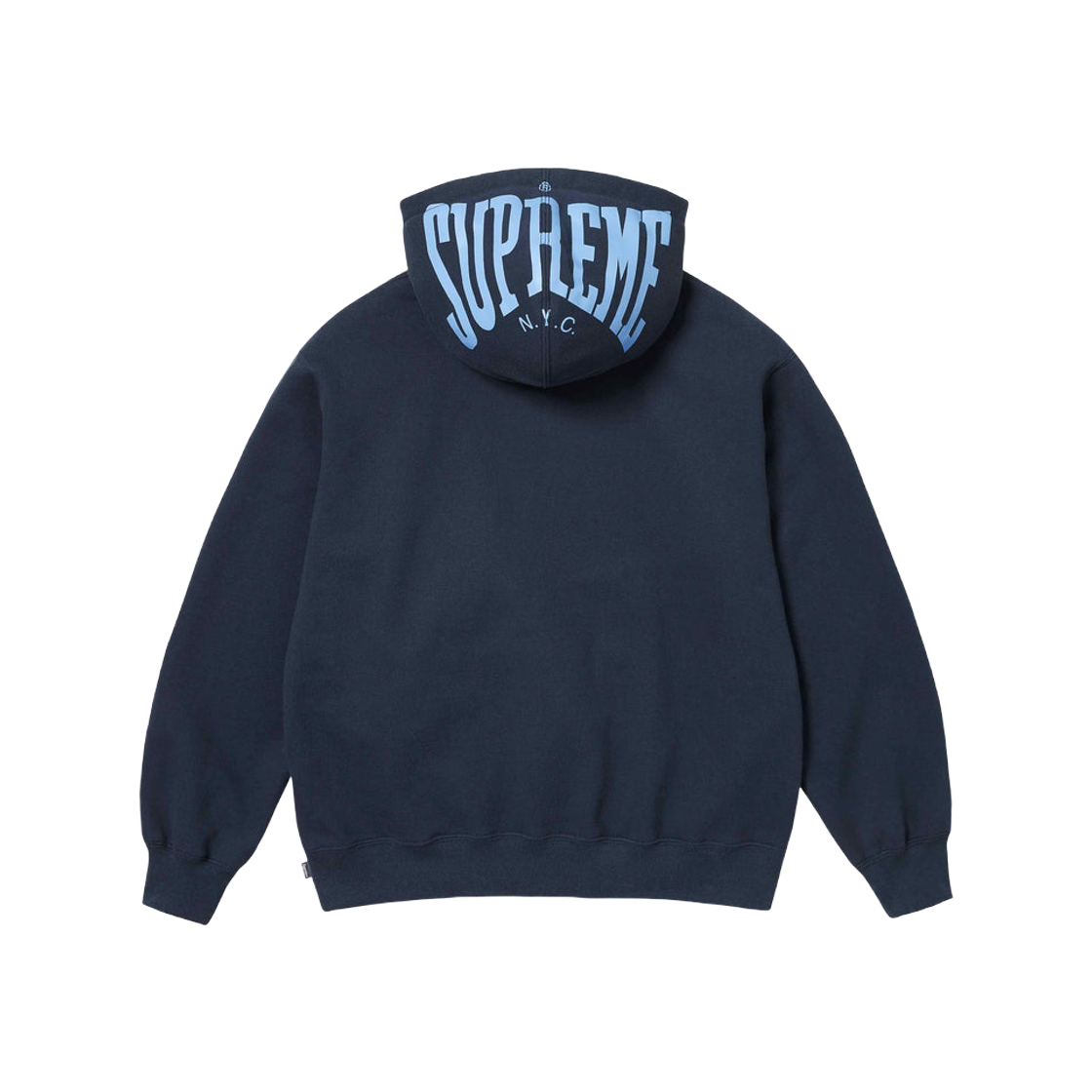 Supreme Warm Up Hooded Sweatshirt Navy - 24SS 상세 이미지 2