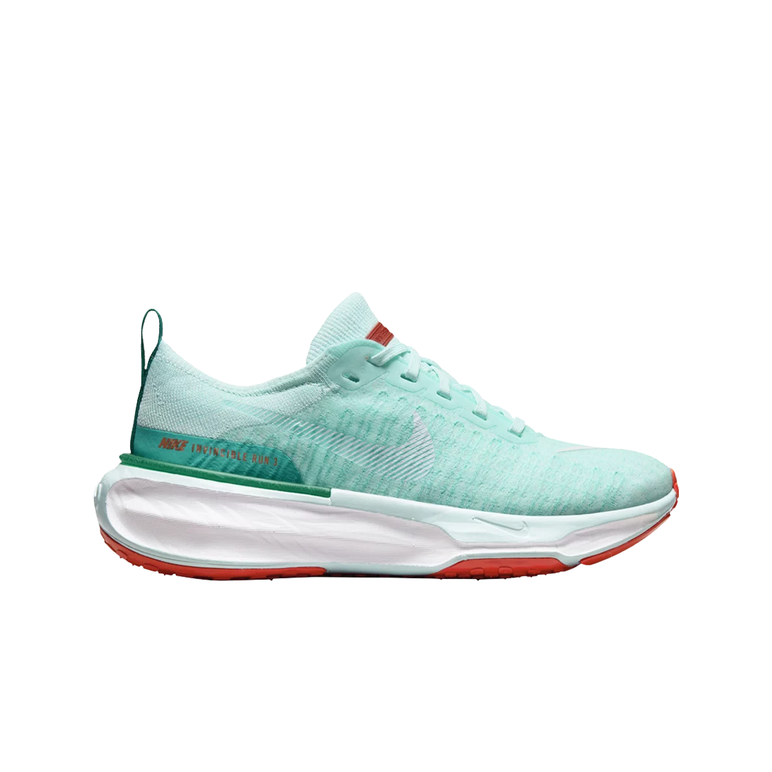(W) 나이키 줌X 인빈시블 런 플라이니트 3 제이드 아이스 클리어 제이드((W) Nike ZoomX Invincible Run Flyknit 3 Jade Ice Clear Jade)