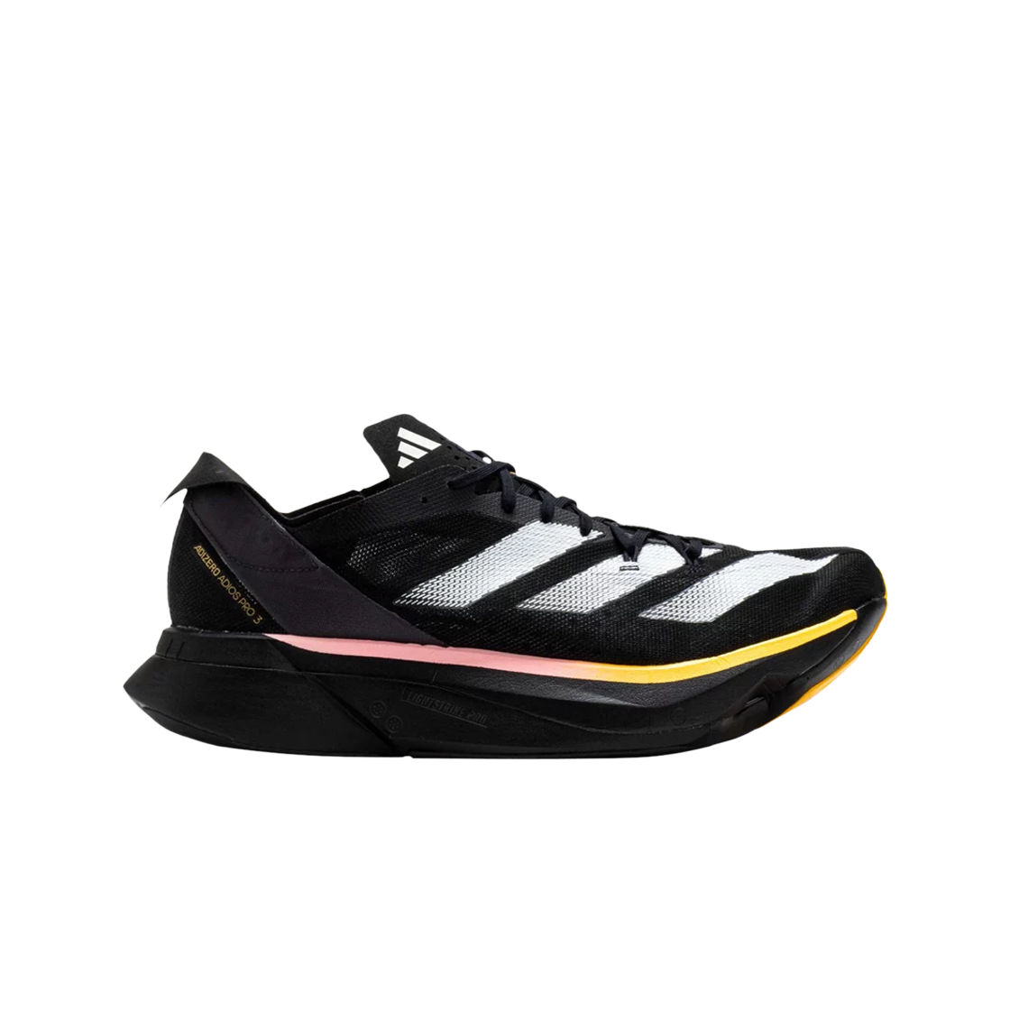 아디다스 아디제로 아디오스 프로 3 코어 블랙 제로 메탈릭(Adidas Adizero Adios Pro 3 Core Black Zero Metalic)