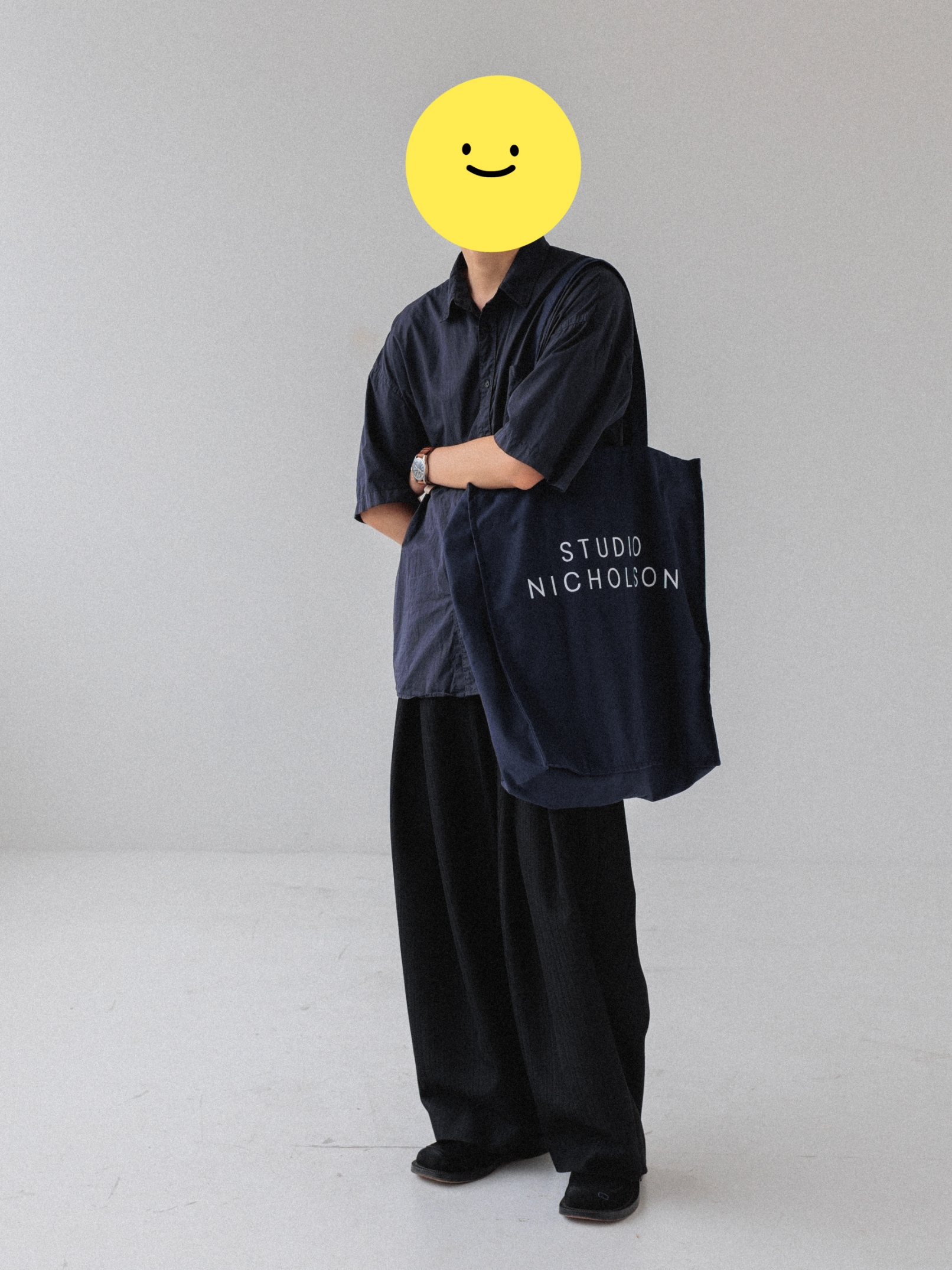 Ader Error Vassi Slacks Noir 착용 스타일 - 1