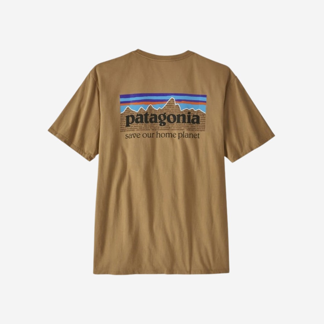 Patagonia P-6 Mission Organic T-Shirt Grayling Brown 상세 이미지 1