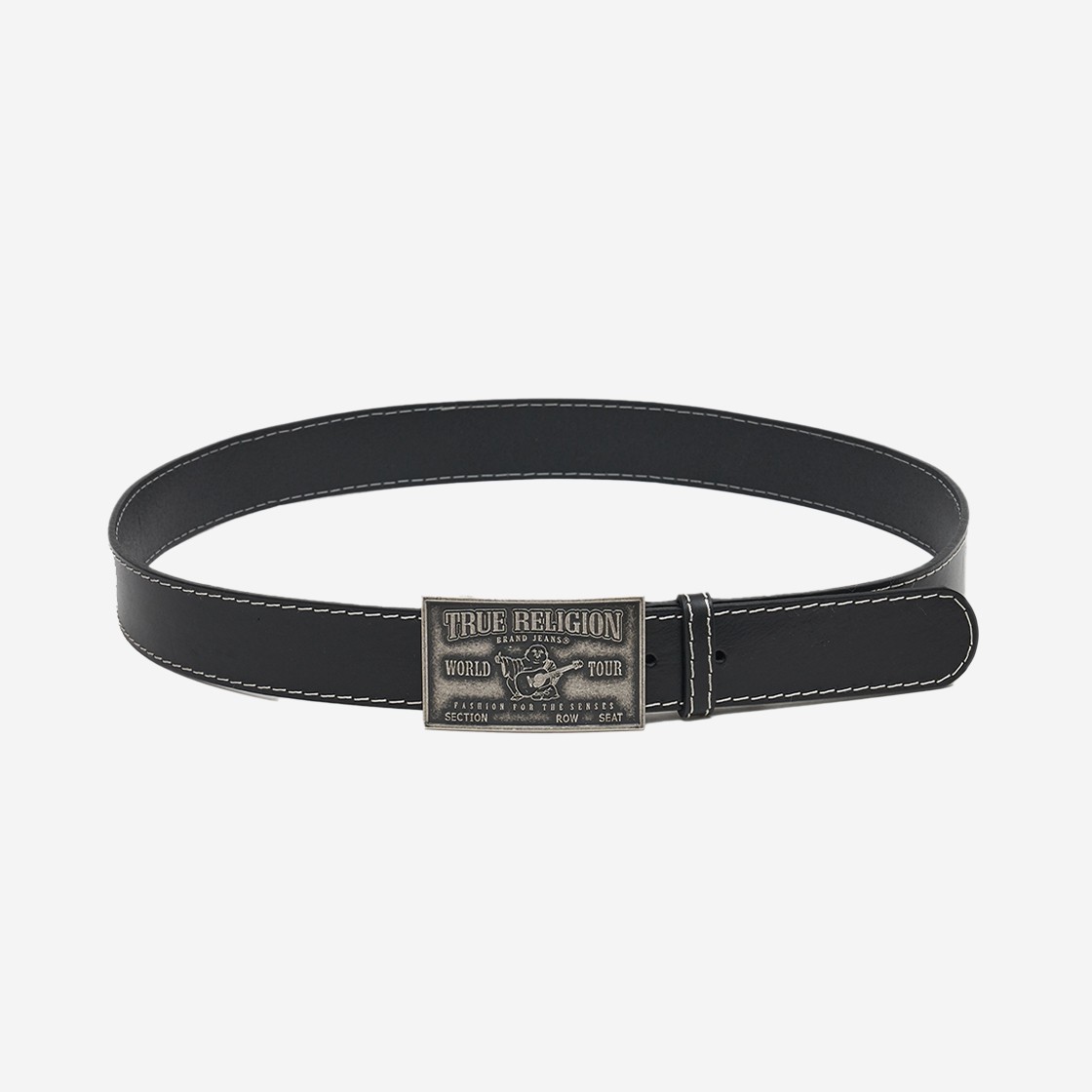 True Religion Classic Champion Belt Antique Silver 상세 이미지 1