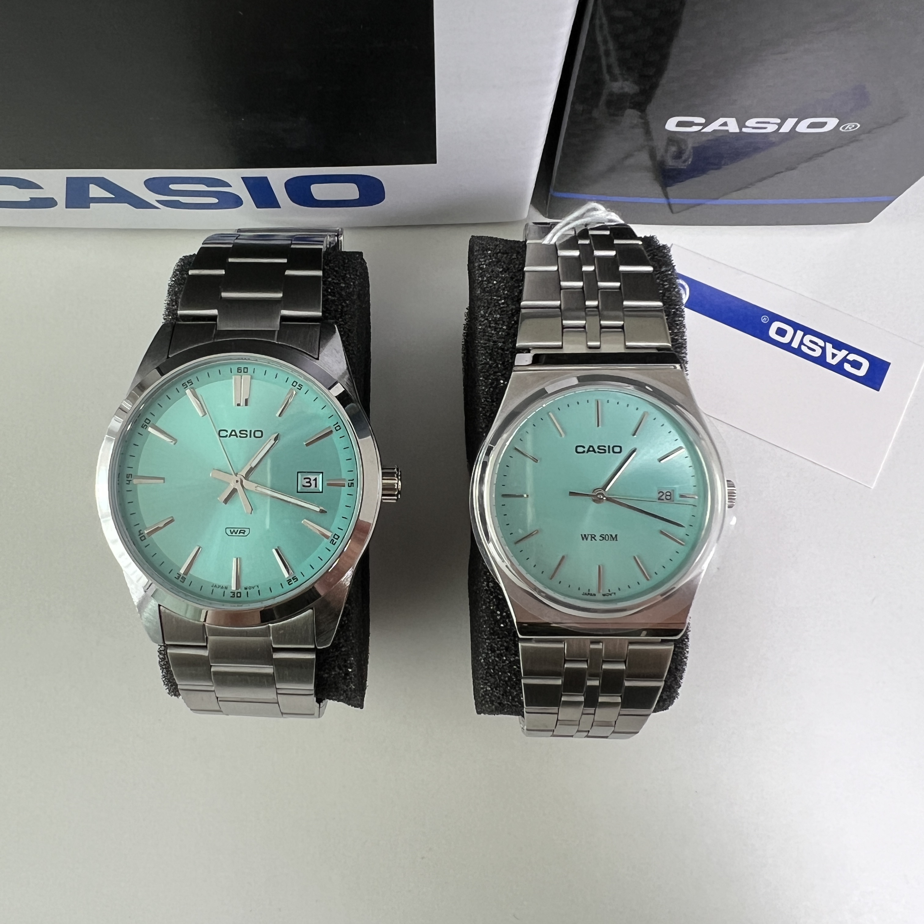 Casio MTP-B145D-2A1V, Casio MTP-VD03D-2A3UDF 착용 스타일
