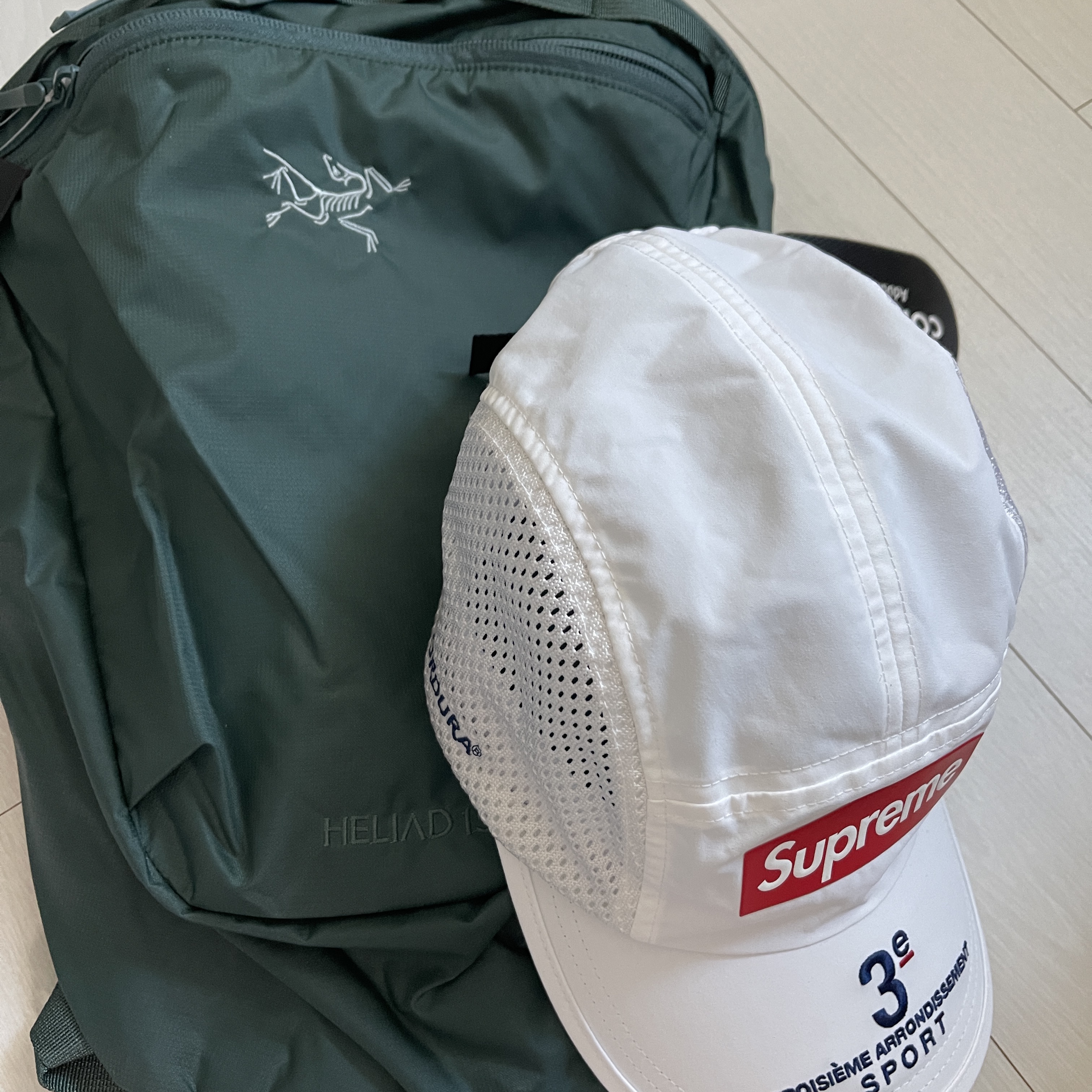 Arc'teryx Heliad 15 Backpack Boxcar 착용 스타일