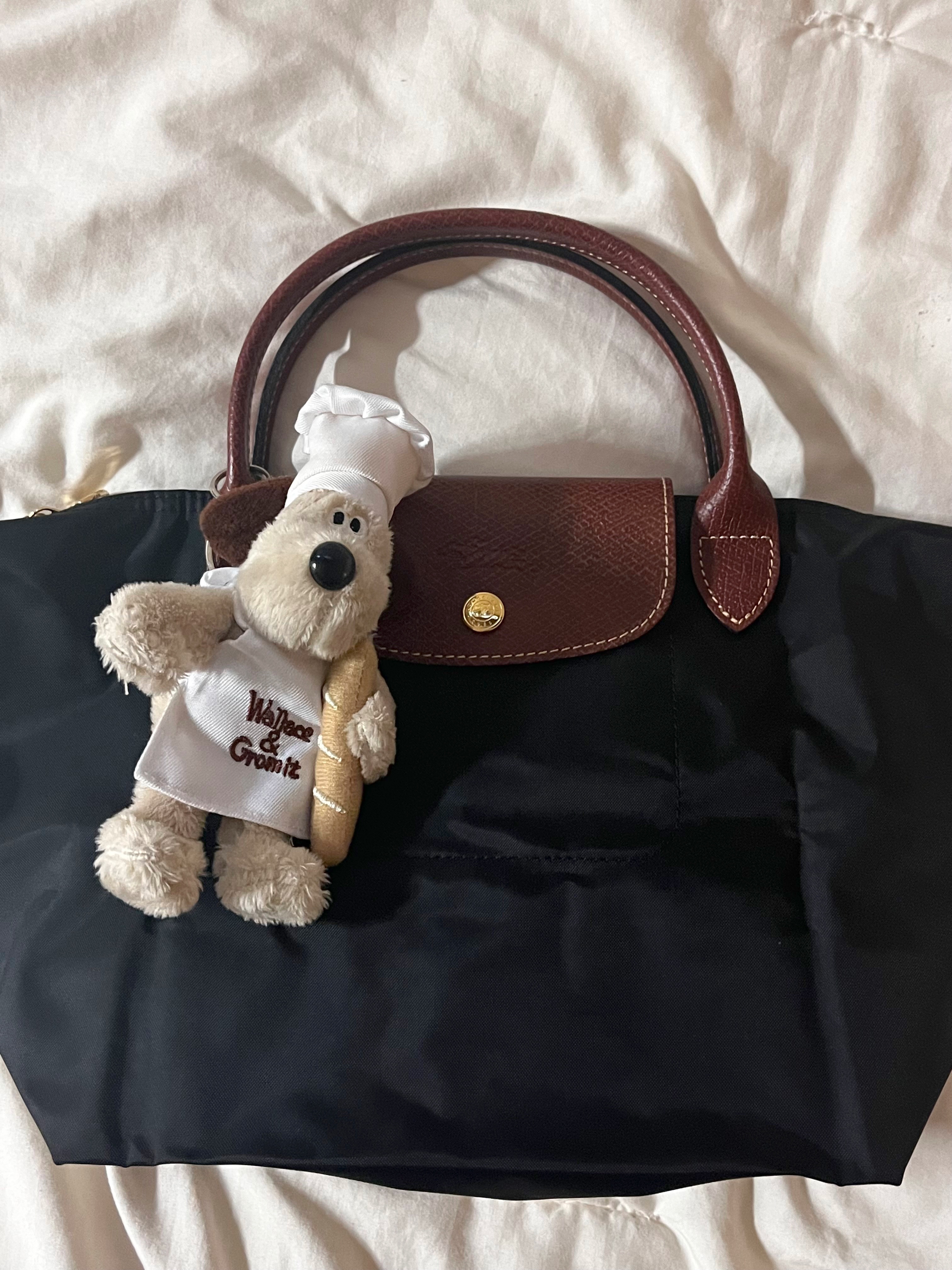 Longchamp Le Pliage Original Handbag S Black 착용 스타일