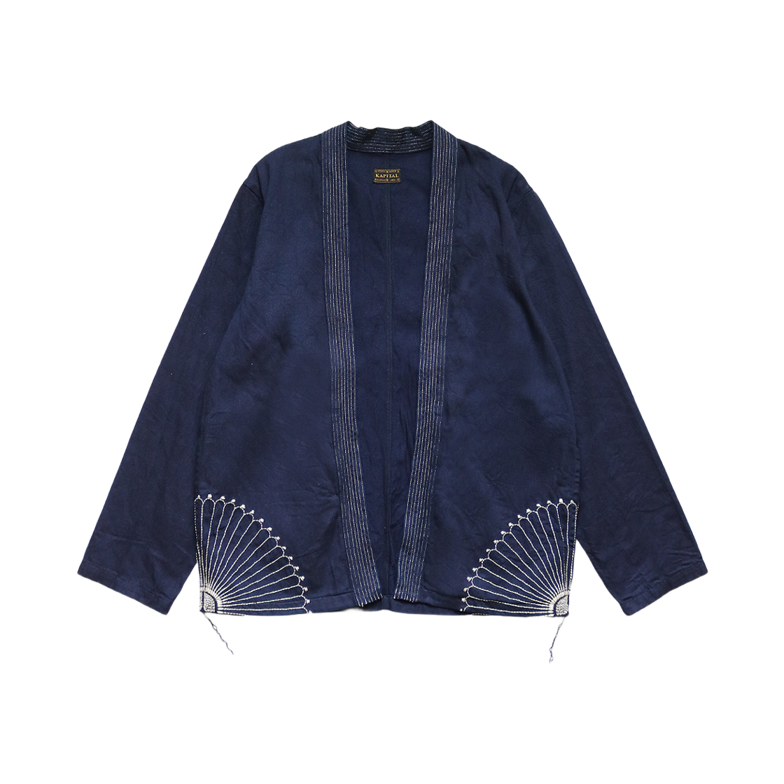 Kapital 8 oz. IDG x IDG Denim Kakashi Shirt Furoshiki Embroidery Indigo 상세 이미지 1