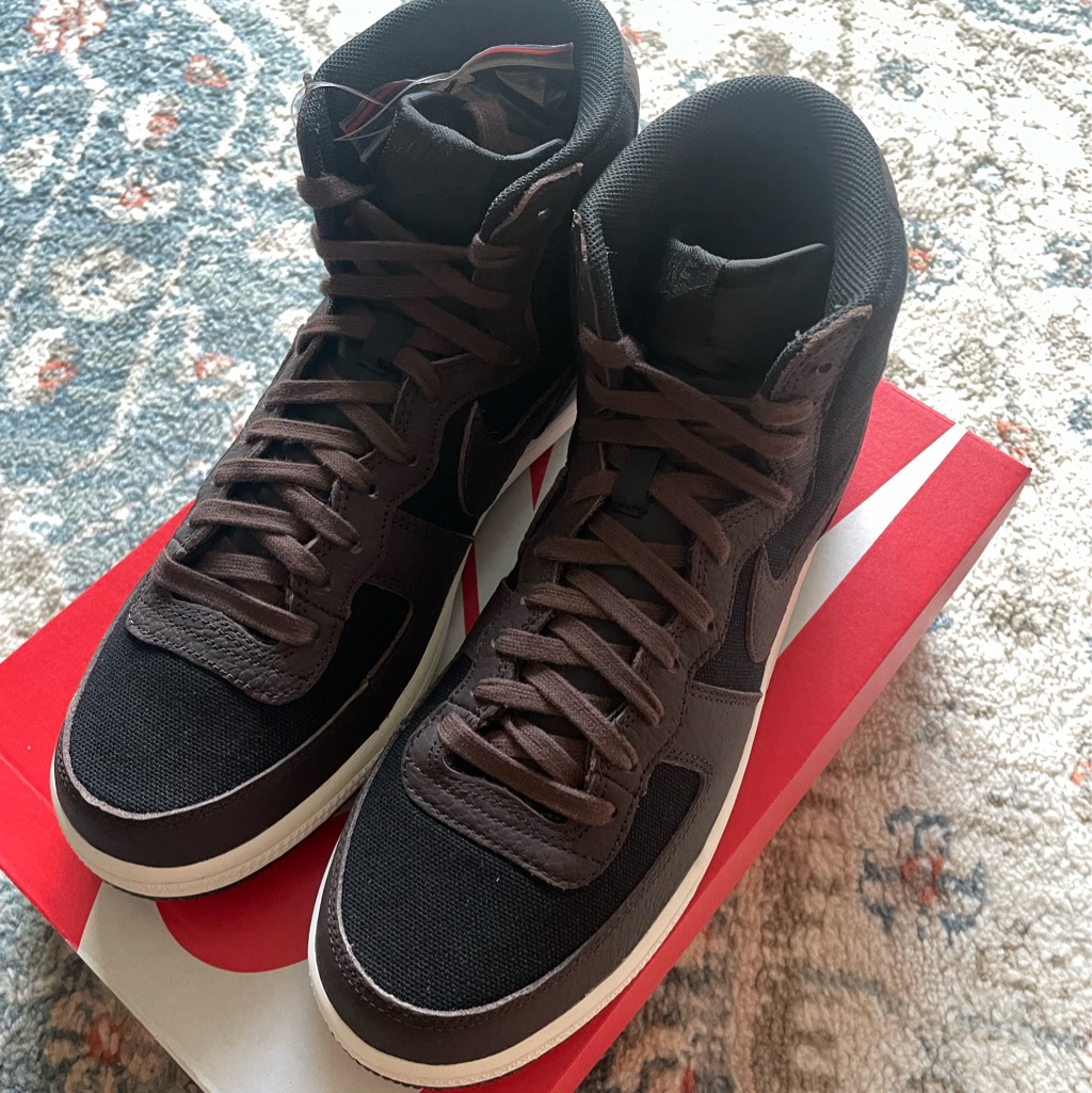 Nike Terminator High SE Velvet Brown 착용 스타일 - 2