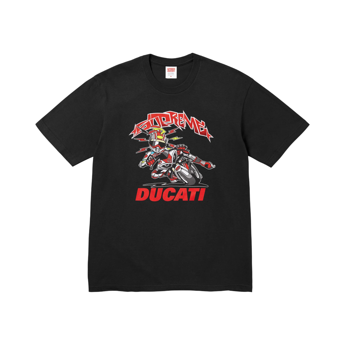 Supreme x Ducati Bike T-Shirt Black - 24SS 상세 이미지 1