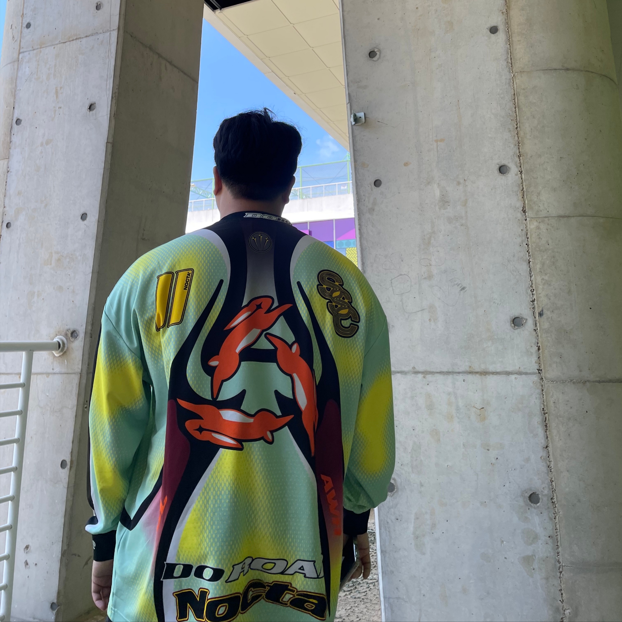 Nike x Drake Nocta x Kar L'Art De L'Automobile Drx Long Sleeve T-Shirt Enamel Green - Nocta Exclusive, Nike ACG Hiking Shorts Black - Asia 착용 스타일 - 2