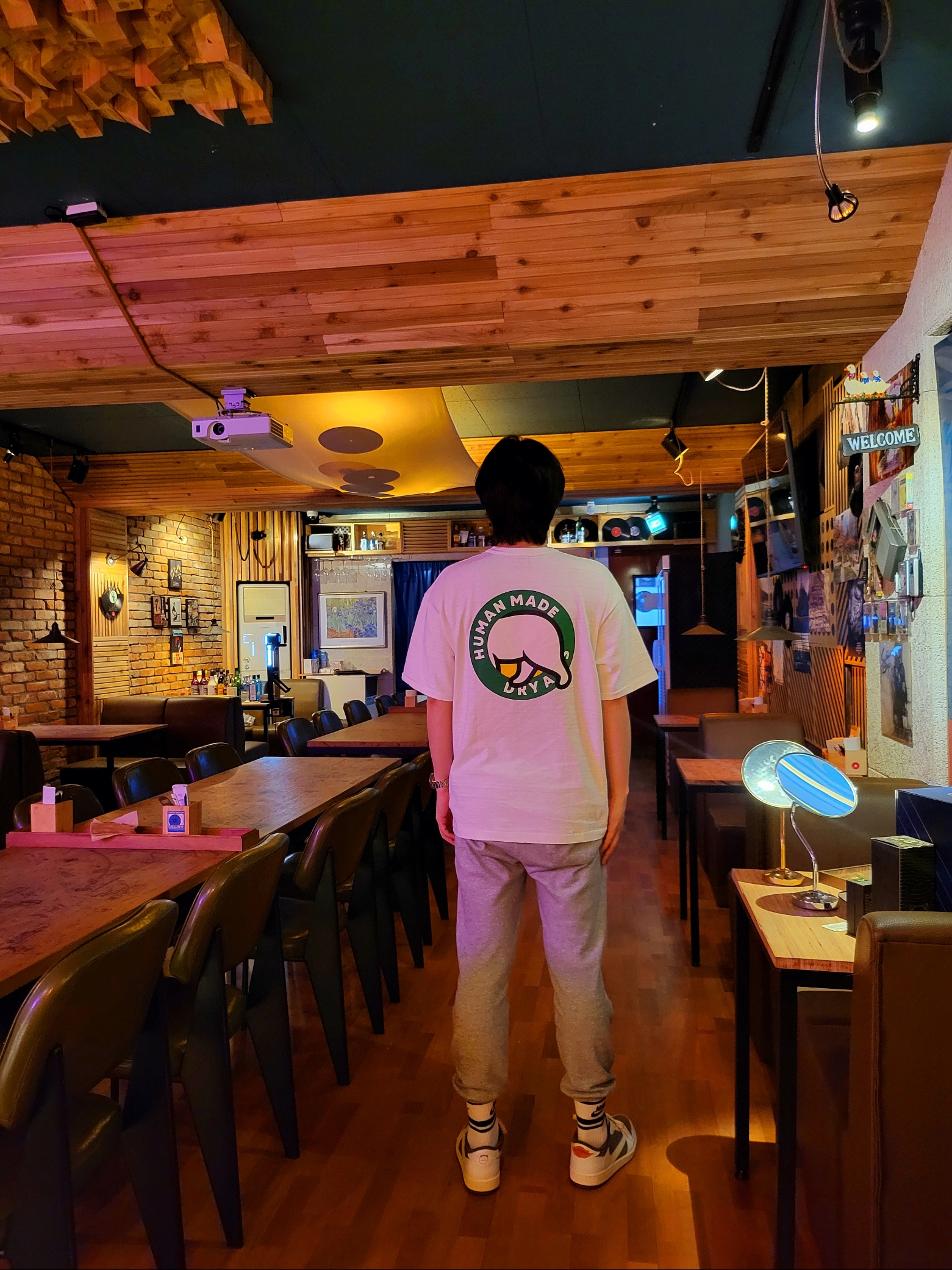 Human Made Graphic T-Shirt #06 White 착용 스타일