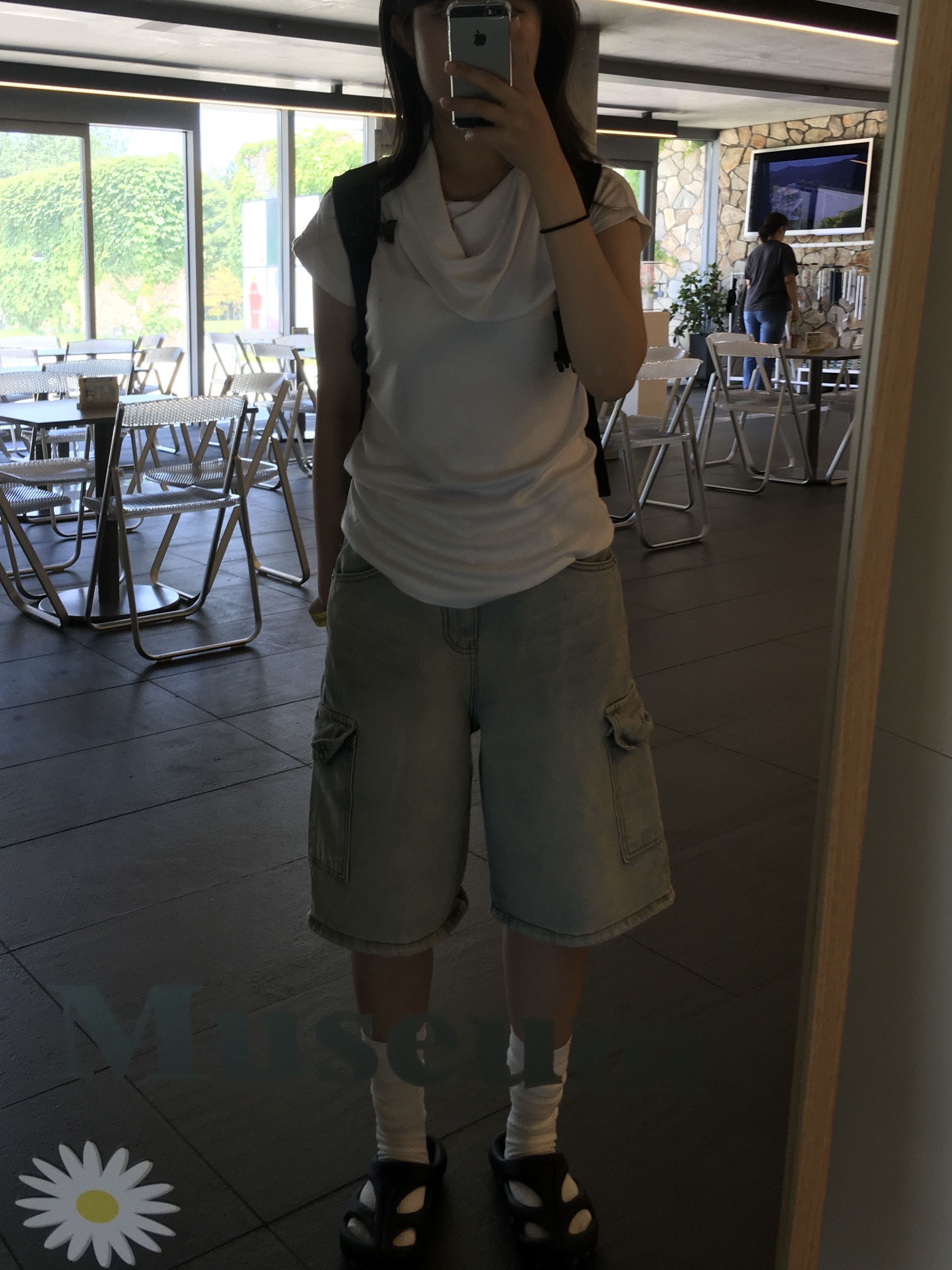 Mischief Rhombus Backpack Pink Grey, (W) Keen Shanti Black Dawn Blue 착용 스타일 - 2