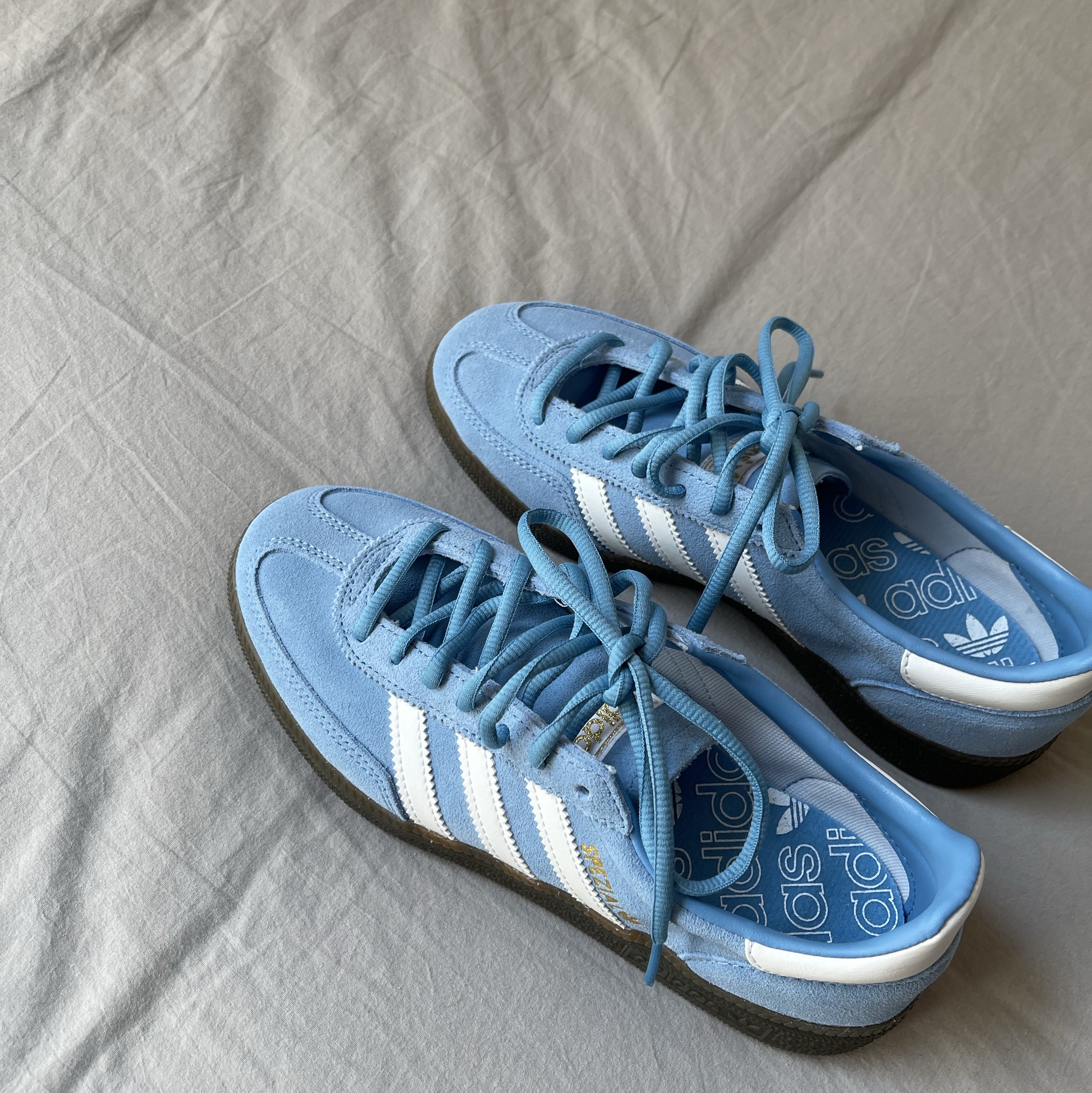 Adidas Spezial Handball Light Blue 착용 스타일 - 2