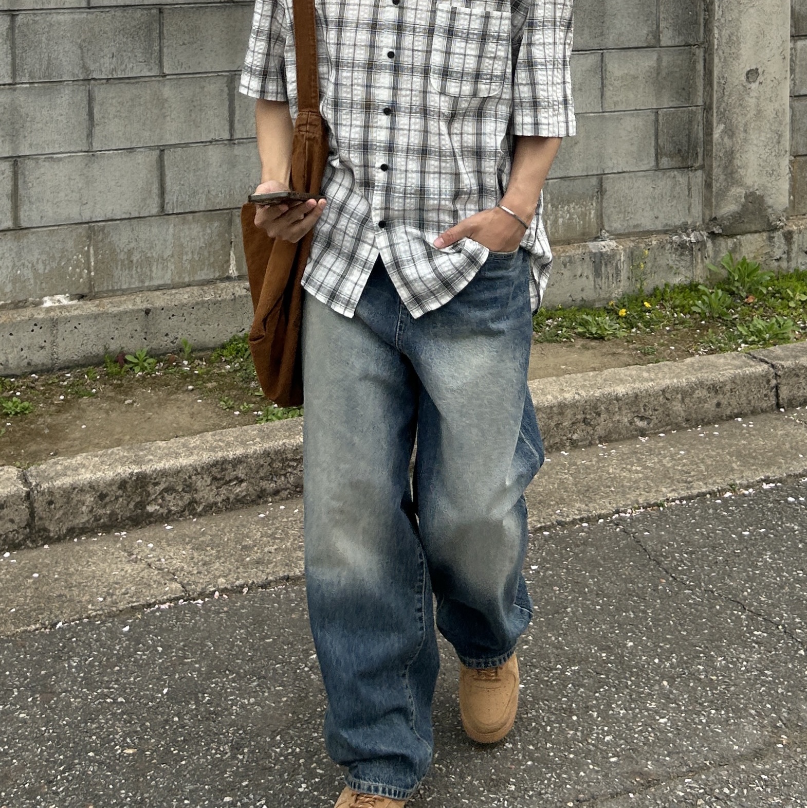Nike Air Force 1 '07 WB Flax 착용 스타일 - 7