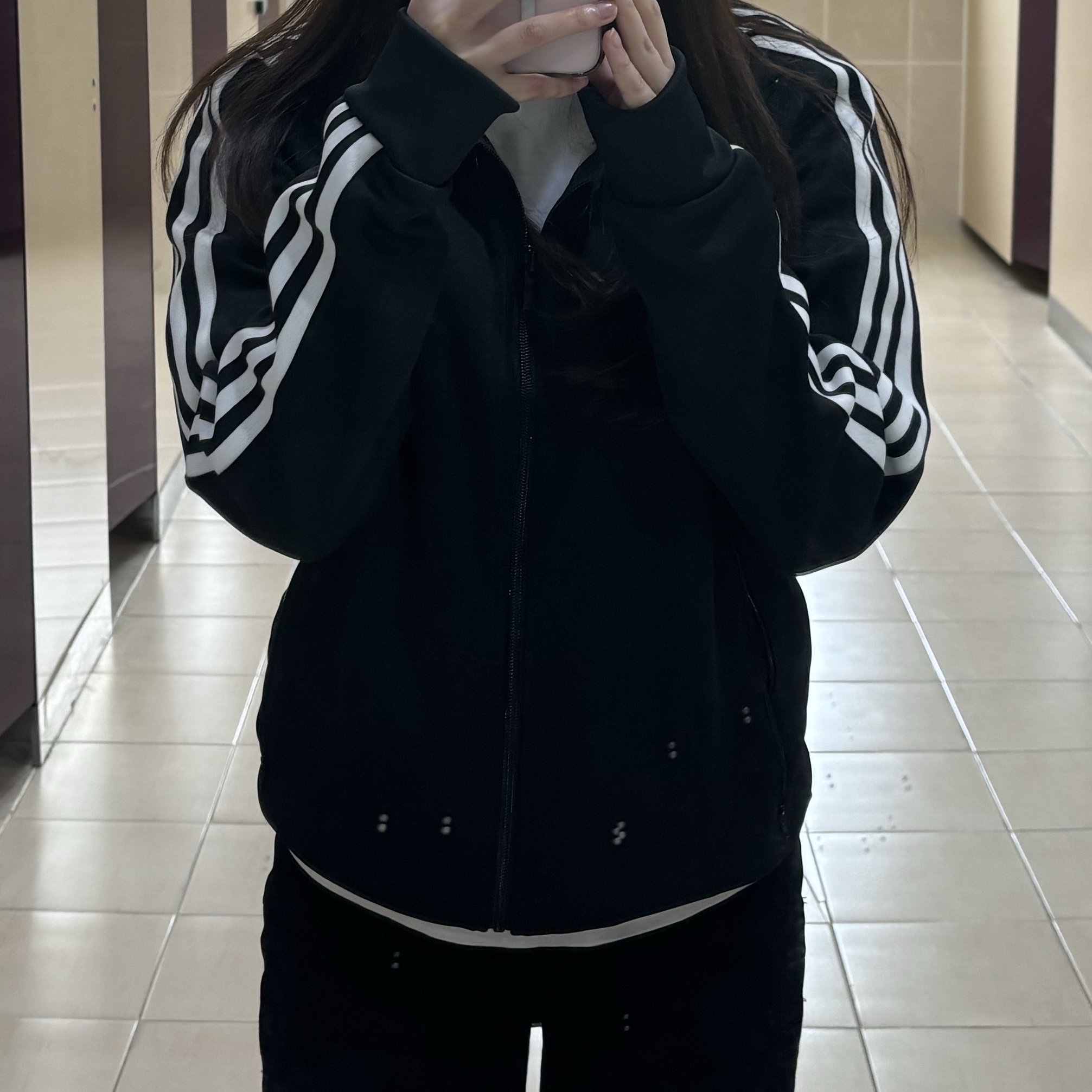 Adidas Adicolor Classic Beckenbauer Track Top Black - KR Sizing 착용 스타일 - 2