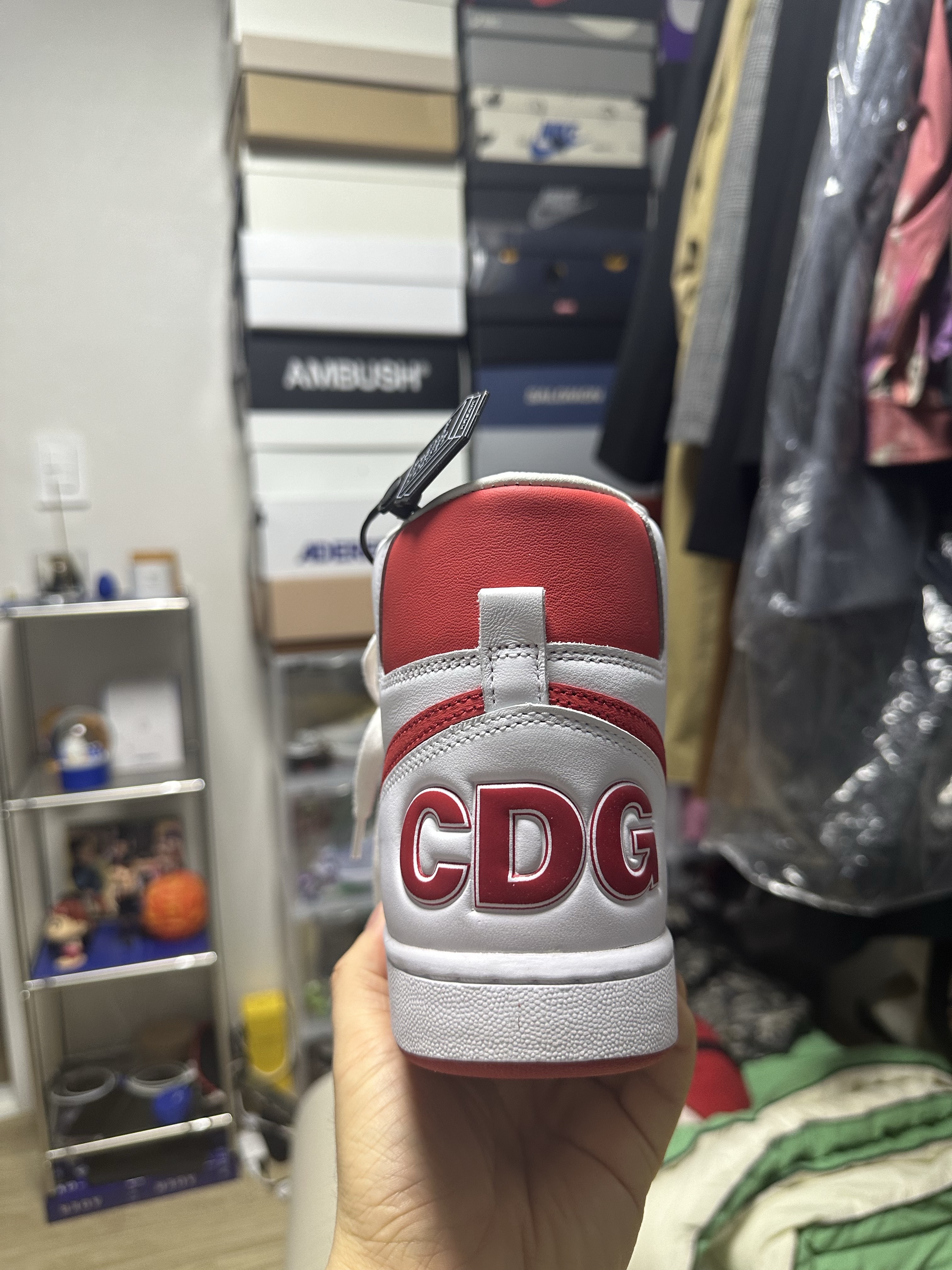 Nike x Comme des Garcons Homme Plus Terminator High Red 착용 스타일