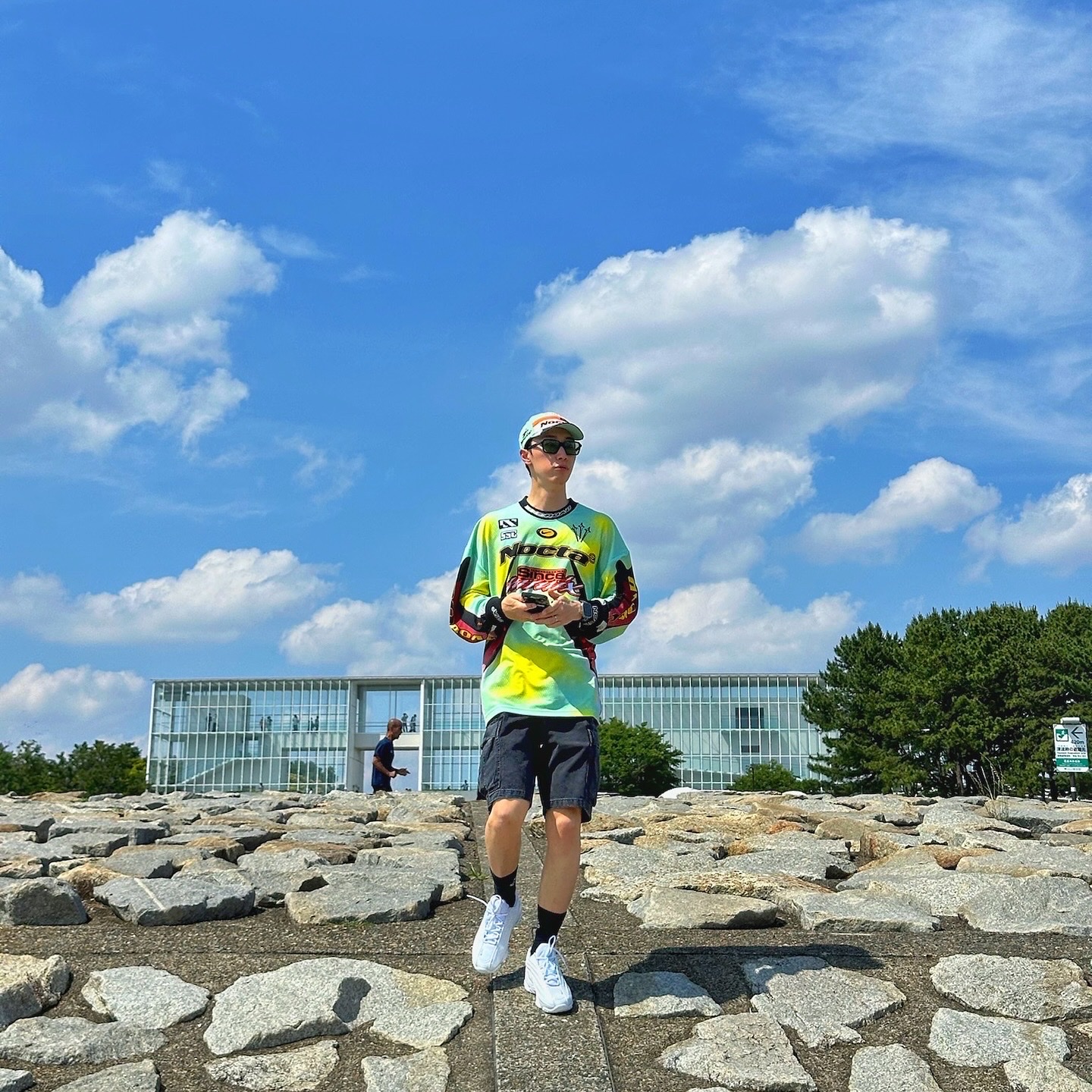 Nike x Drake Nocta x Kar L'Art De L'Automobile Drx Hat Enamel Green, Nike x Drake Nocta Hot Step 2 White 착용 스타일 - 2