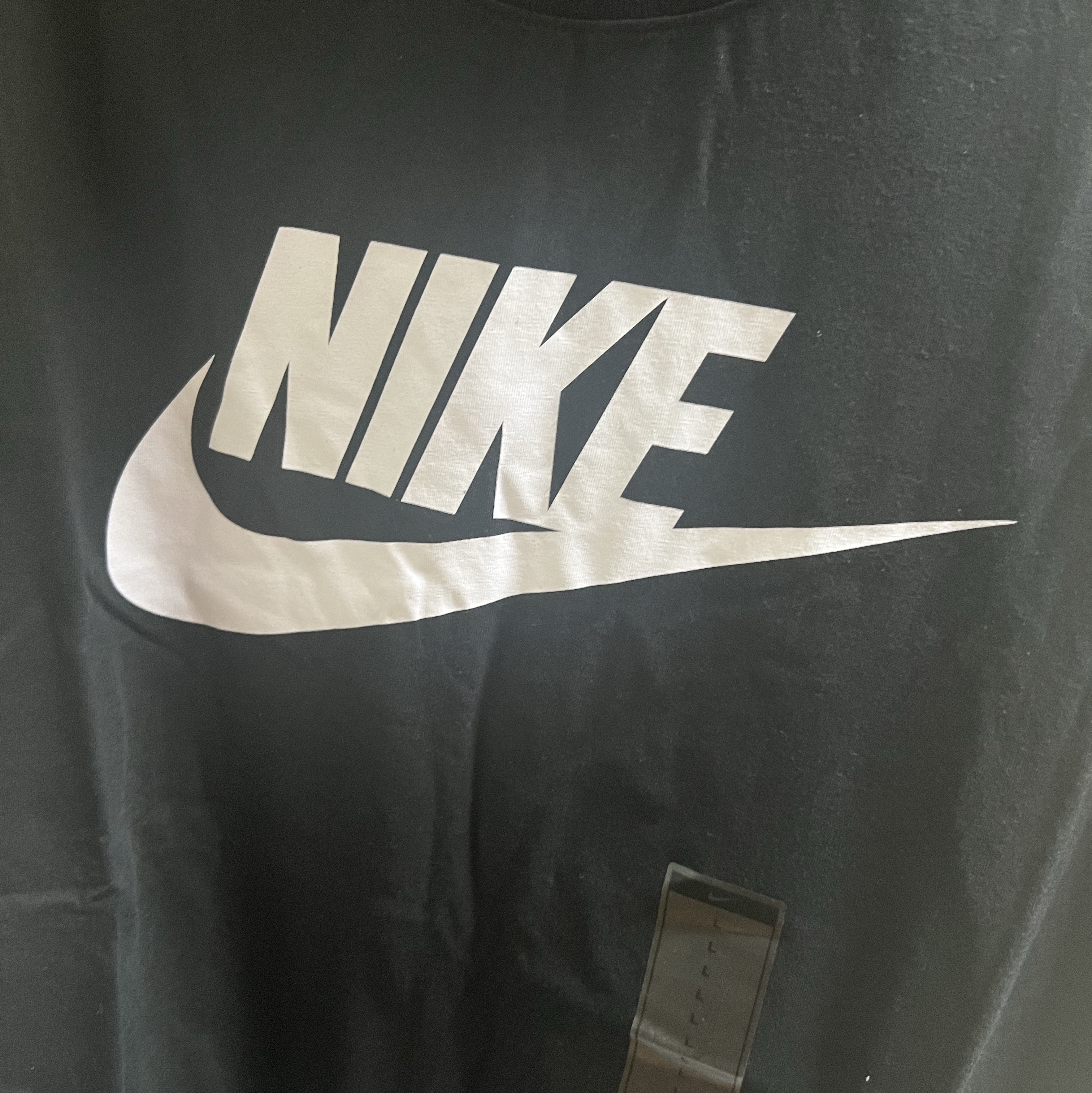 Nike NSW Icon Futura T-Shirt Black - US/EU 착용 스타일