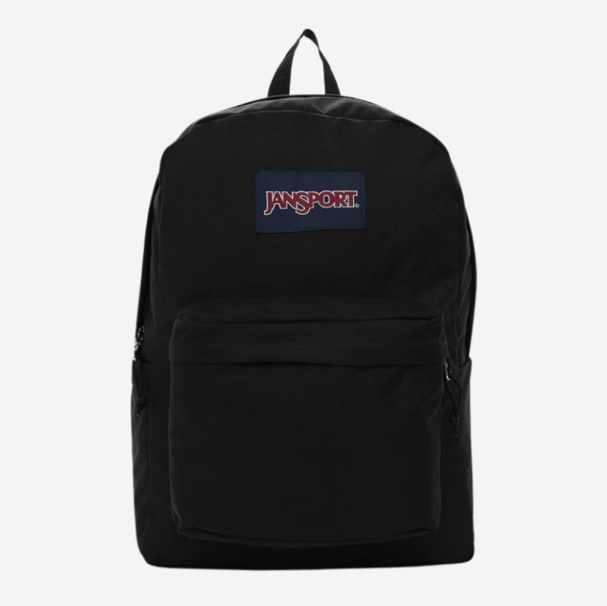 Jansport Superbreak Backpack Black 착용 스타일