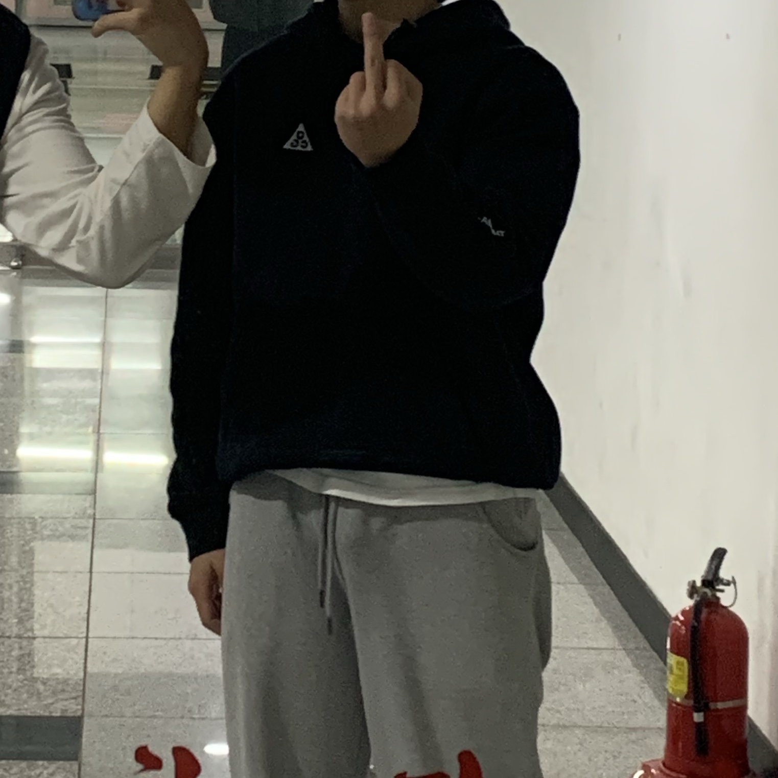 Nike ACG Therma-Fit Fleece Pullover Hoodie Black - Asia 착용 스타일 - 2