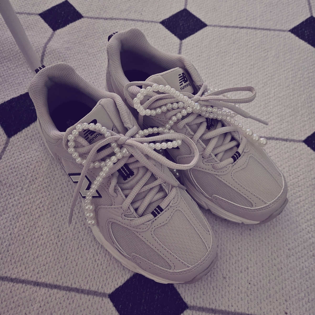 New Balance 530 Ivory 착용 스타일