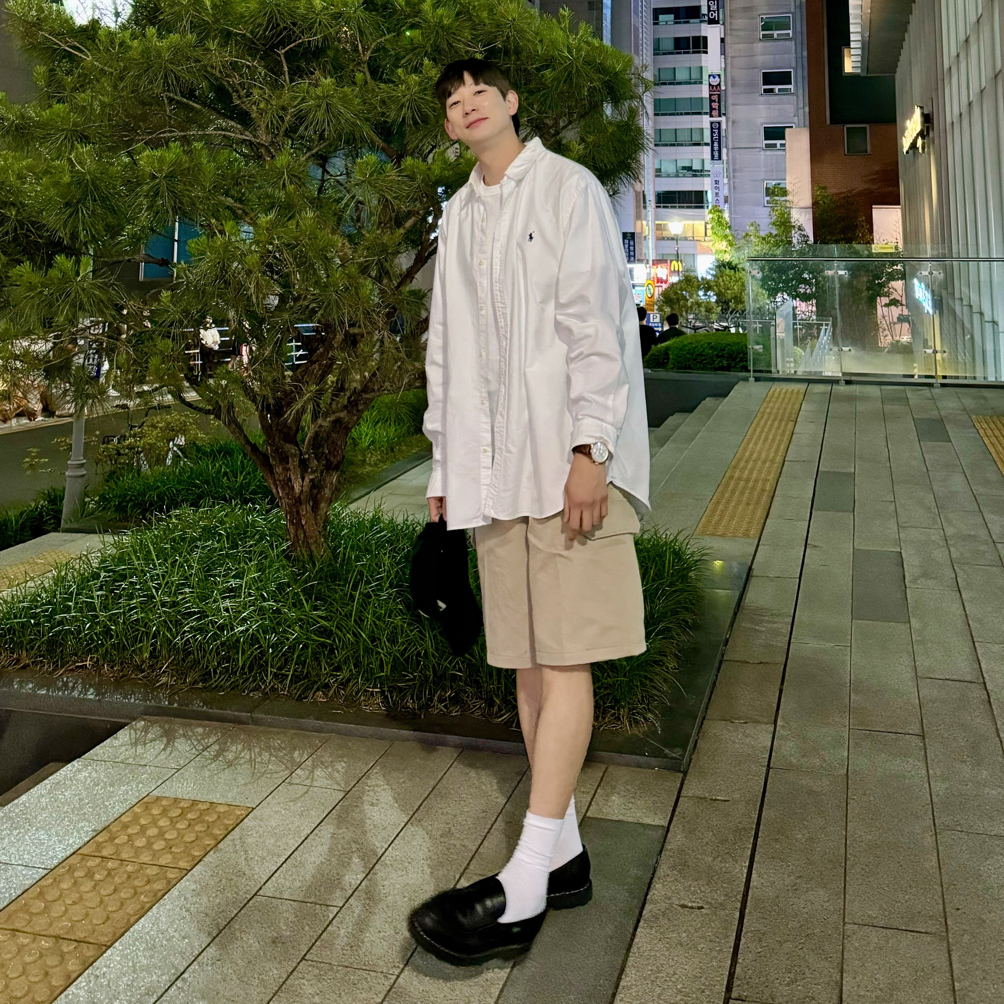 Paraboot Reims Black, [30% 적립] Polo Ralph Lauren Classic Fit Garment Dyed Oxford Shirt White 착용 스타일 - 2