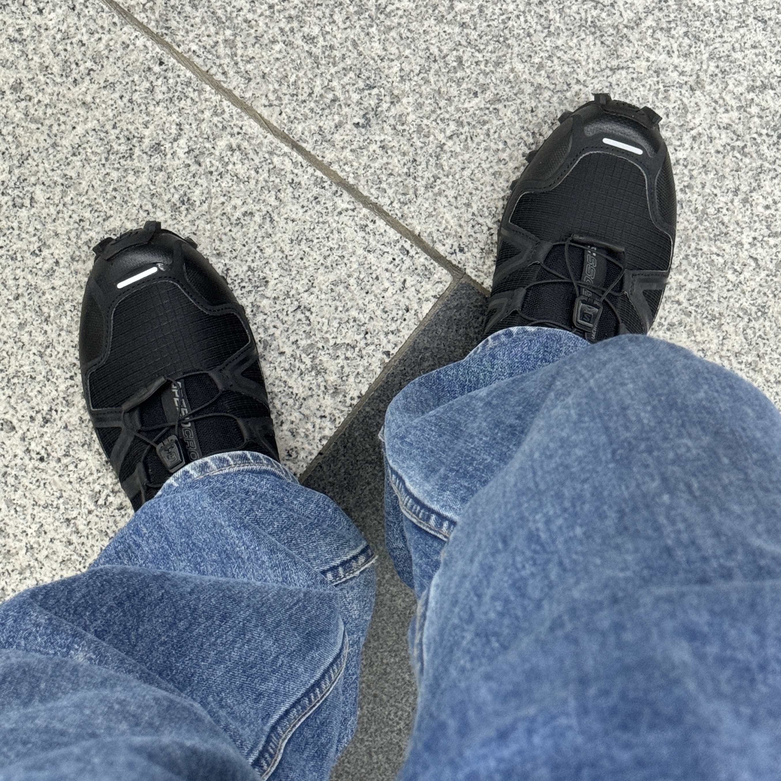 Salomon Speedcross 3 Black Quiet Shade 착용 스타일