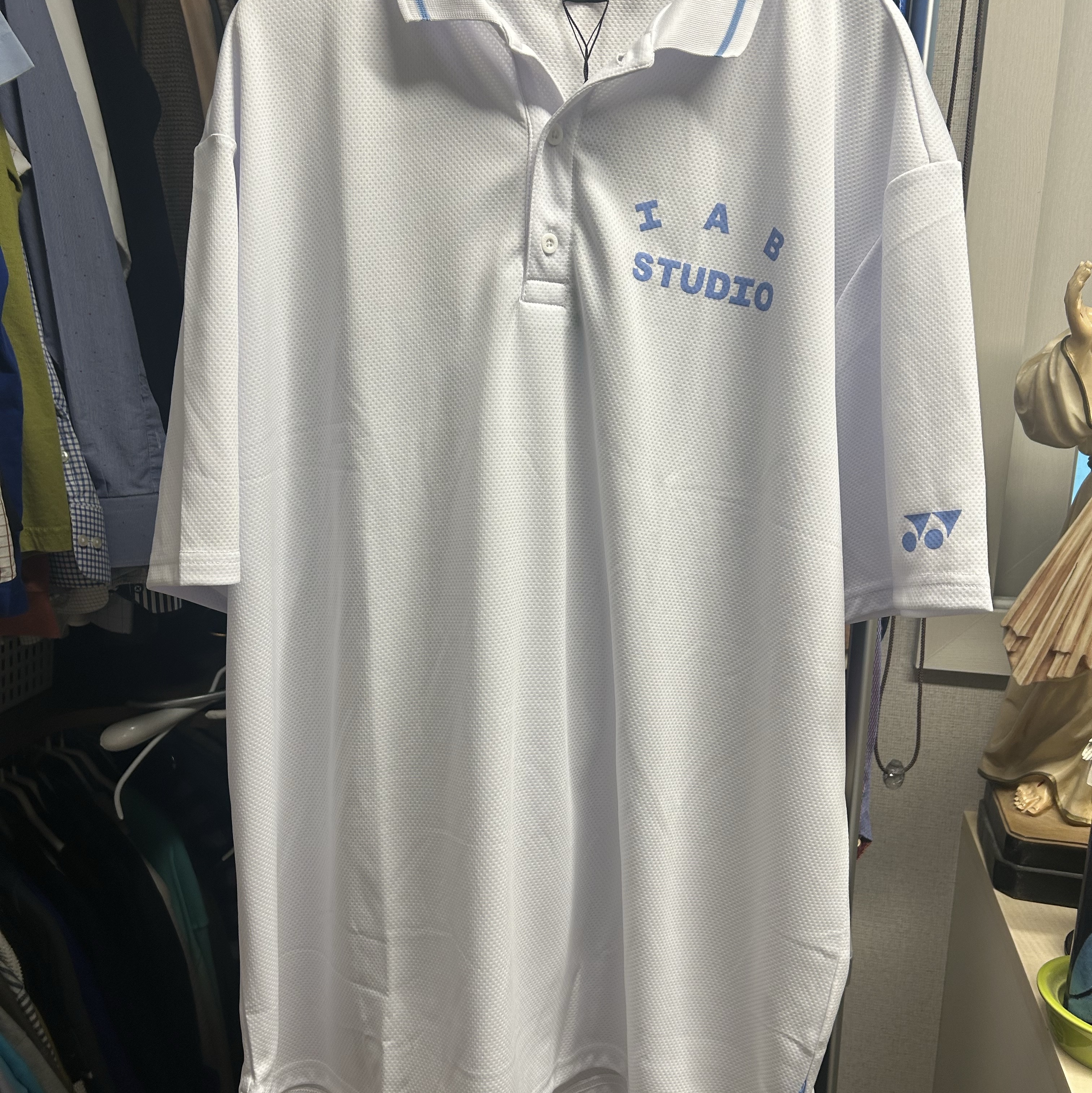 IAB Studio x Yonex Game Shirt White 착용 스타일