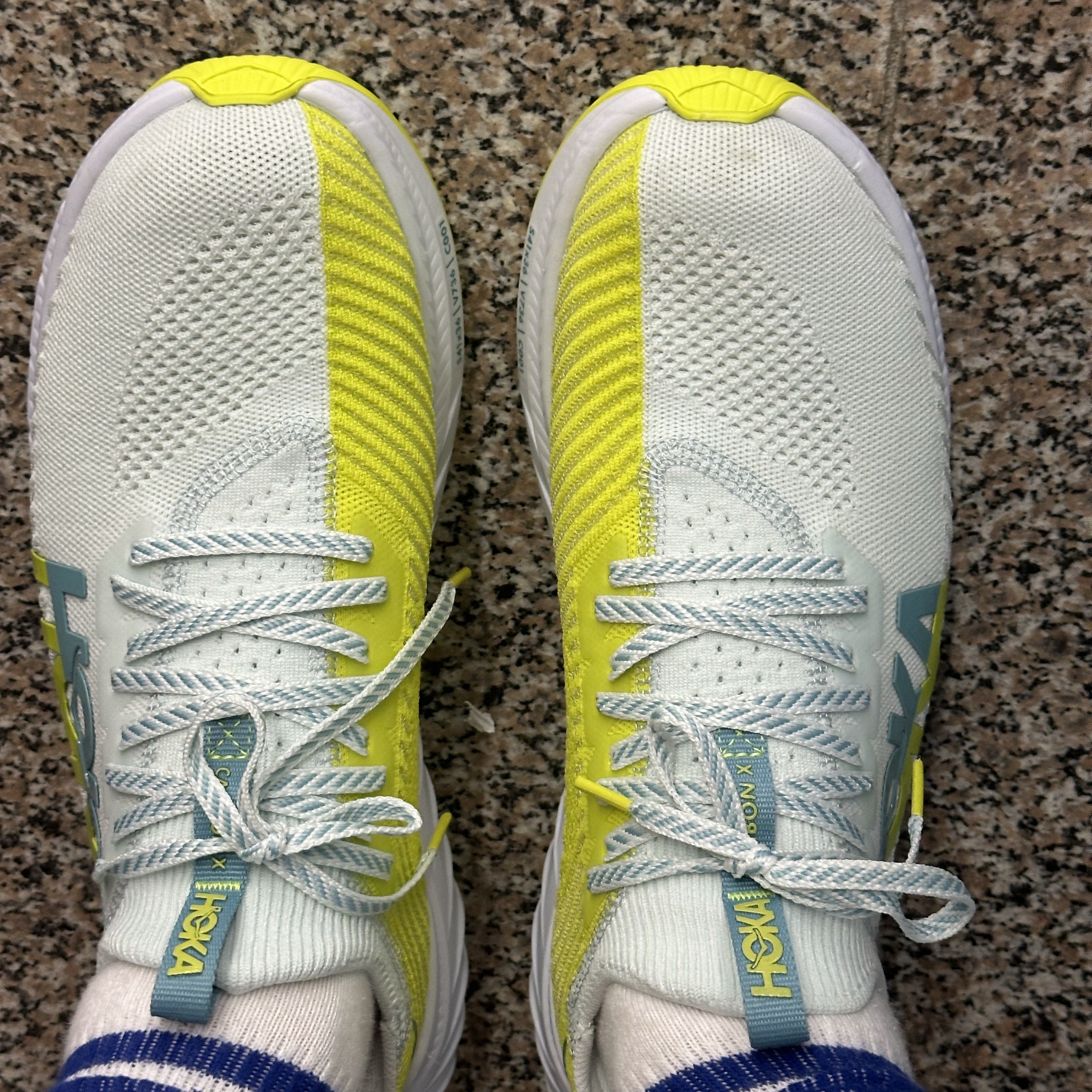Hoka Carbon X 3 Billowing Sail Evening Primrose 착용 스타일