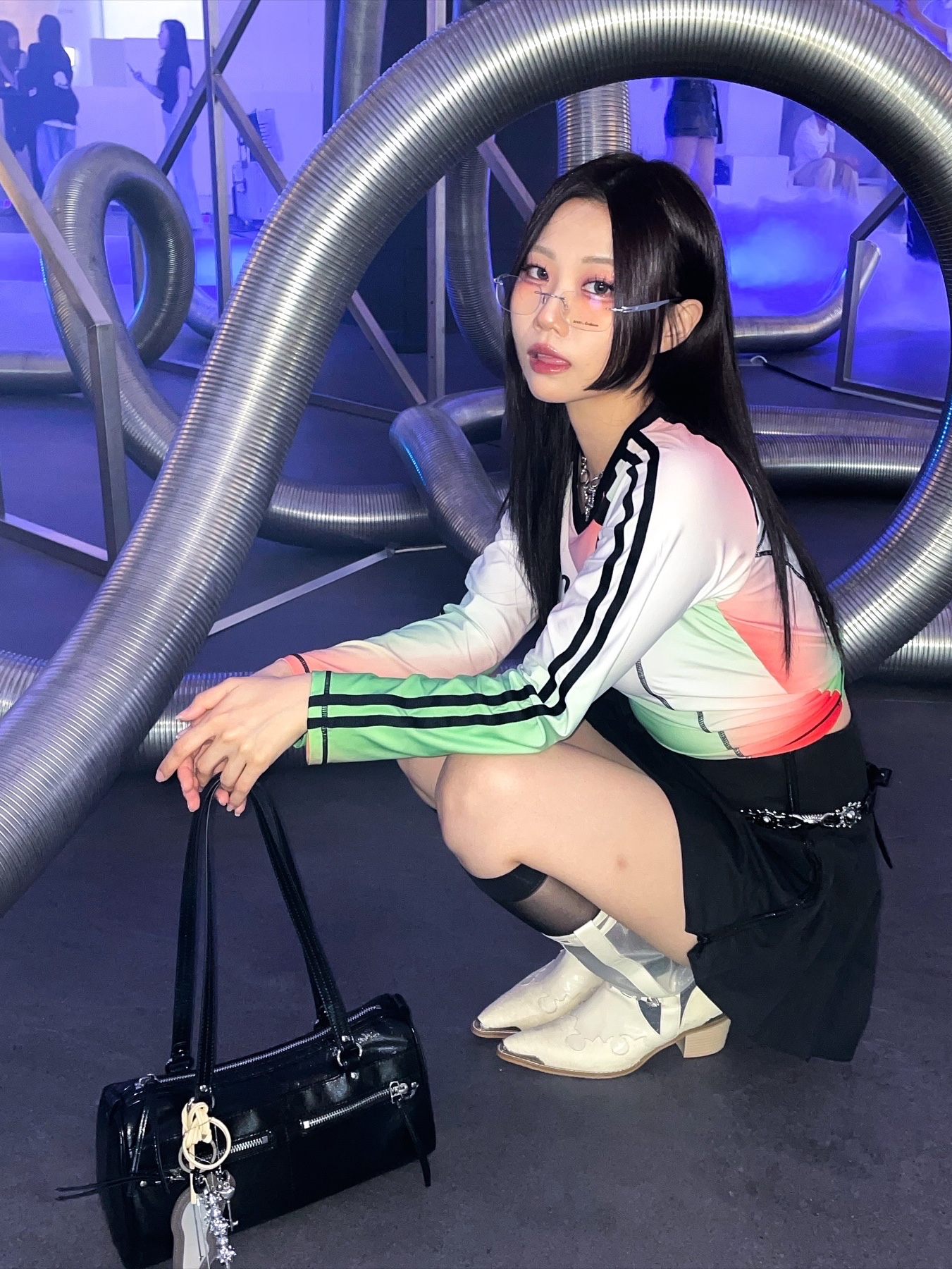 Fennec Ready Duffle Bag Cream 착용 스타일 - 5