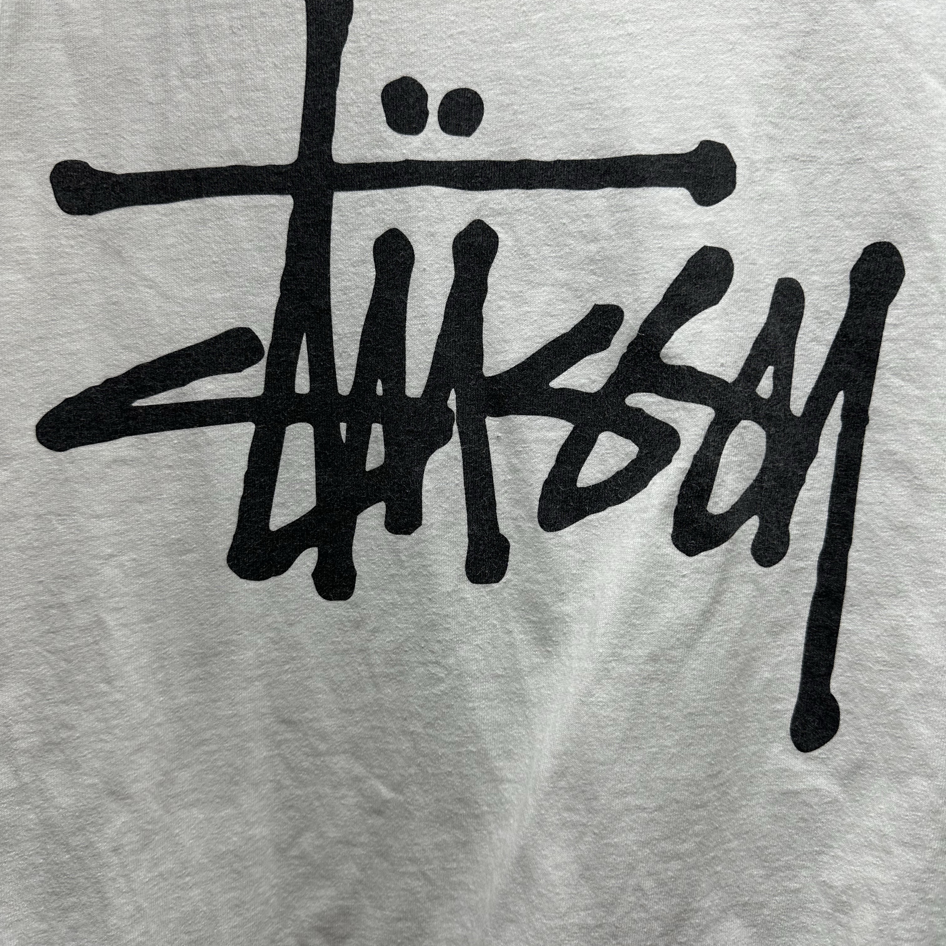 Stussy Basic Stussy LS T-Shirt White 2023 착용 스타일