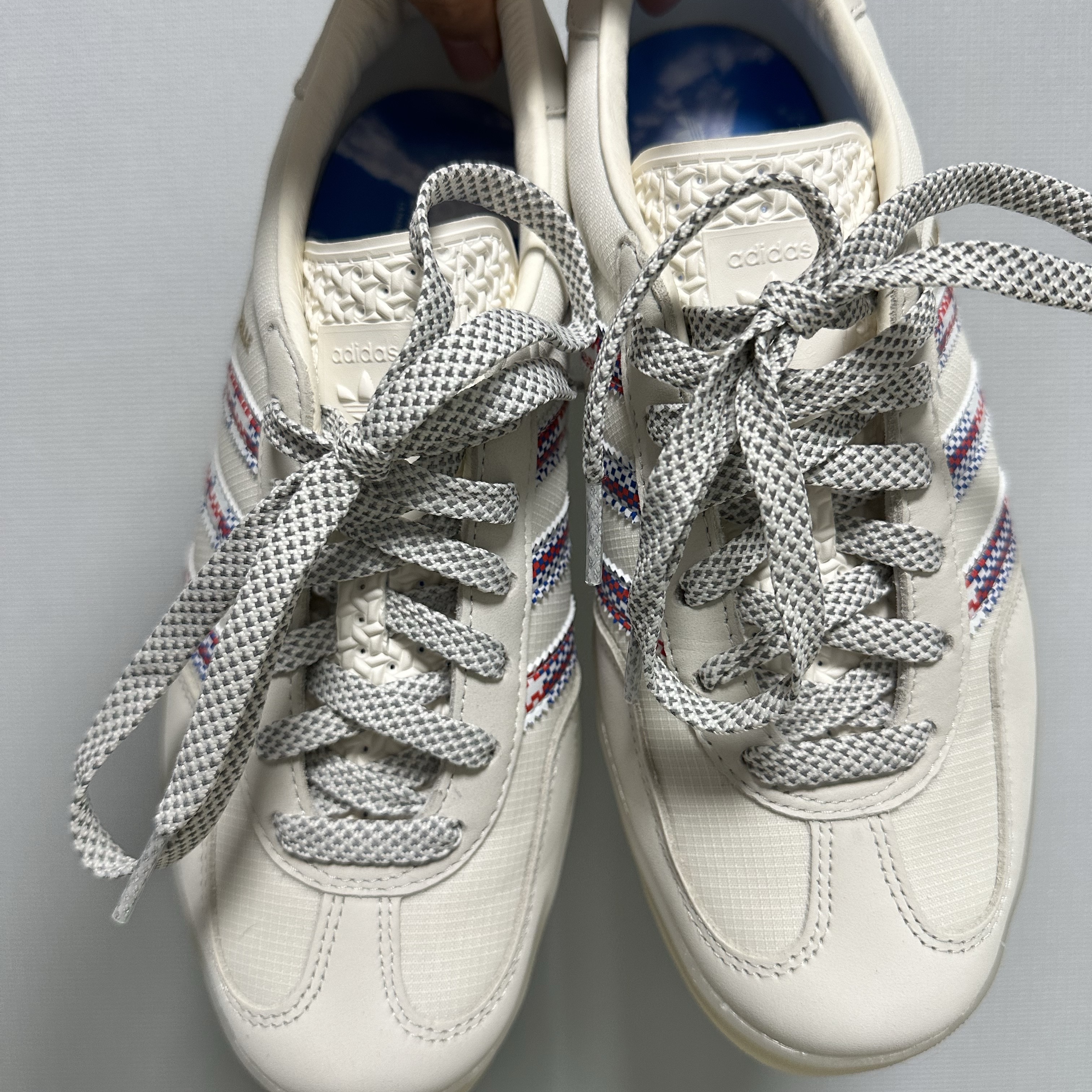 Adidas x Alwayth Gazelle Indoor Core White Supplier Colour 착용 스타일 - 2