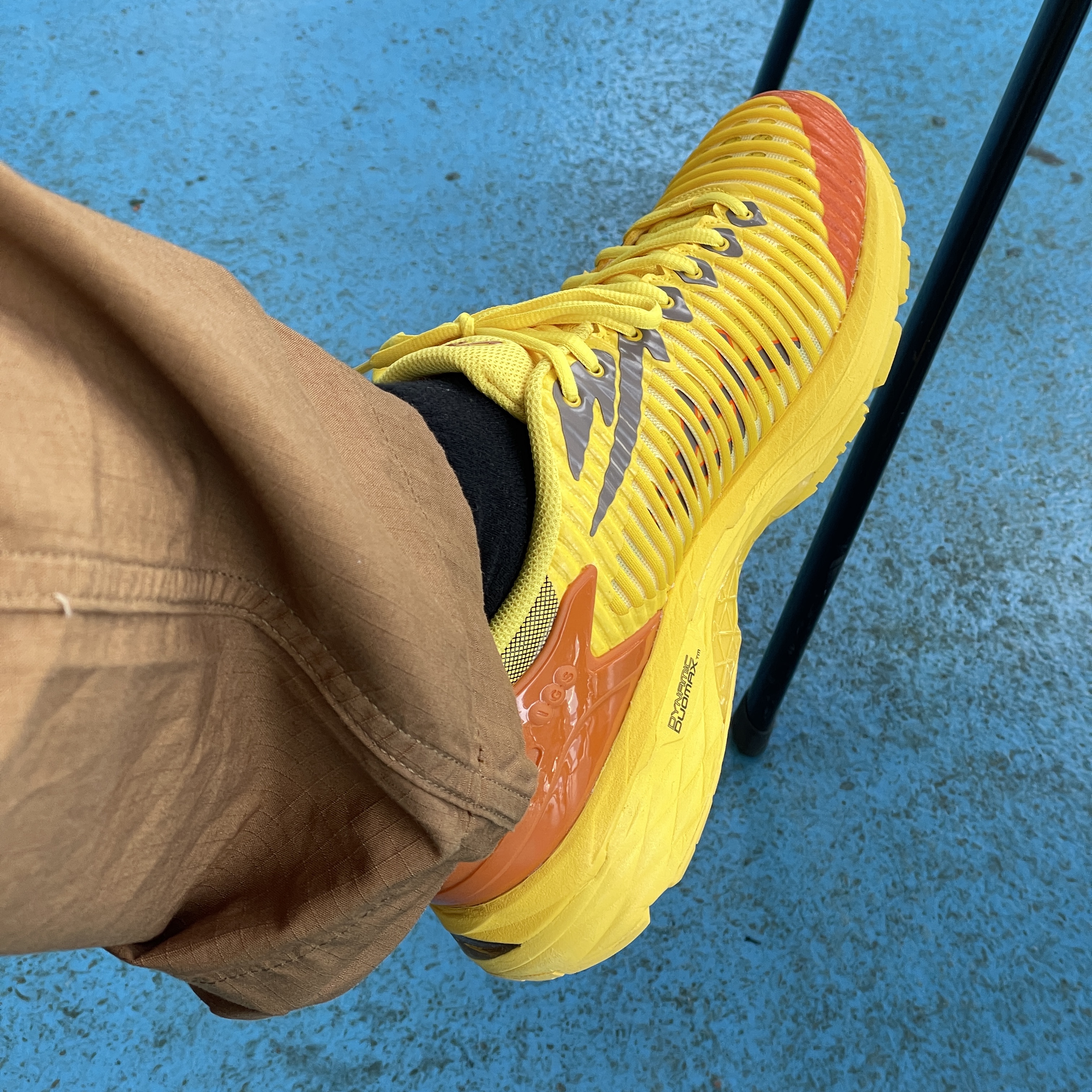 Asics x Kiko Kostadinov Gel-Delva 1 Yellow 착용 스타일 - 1