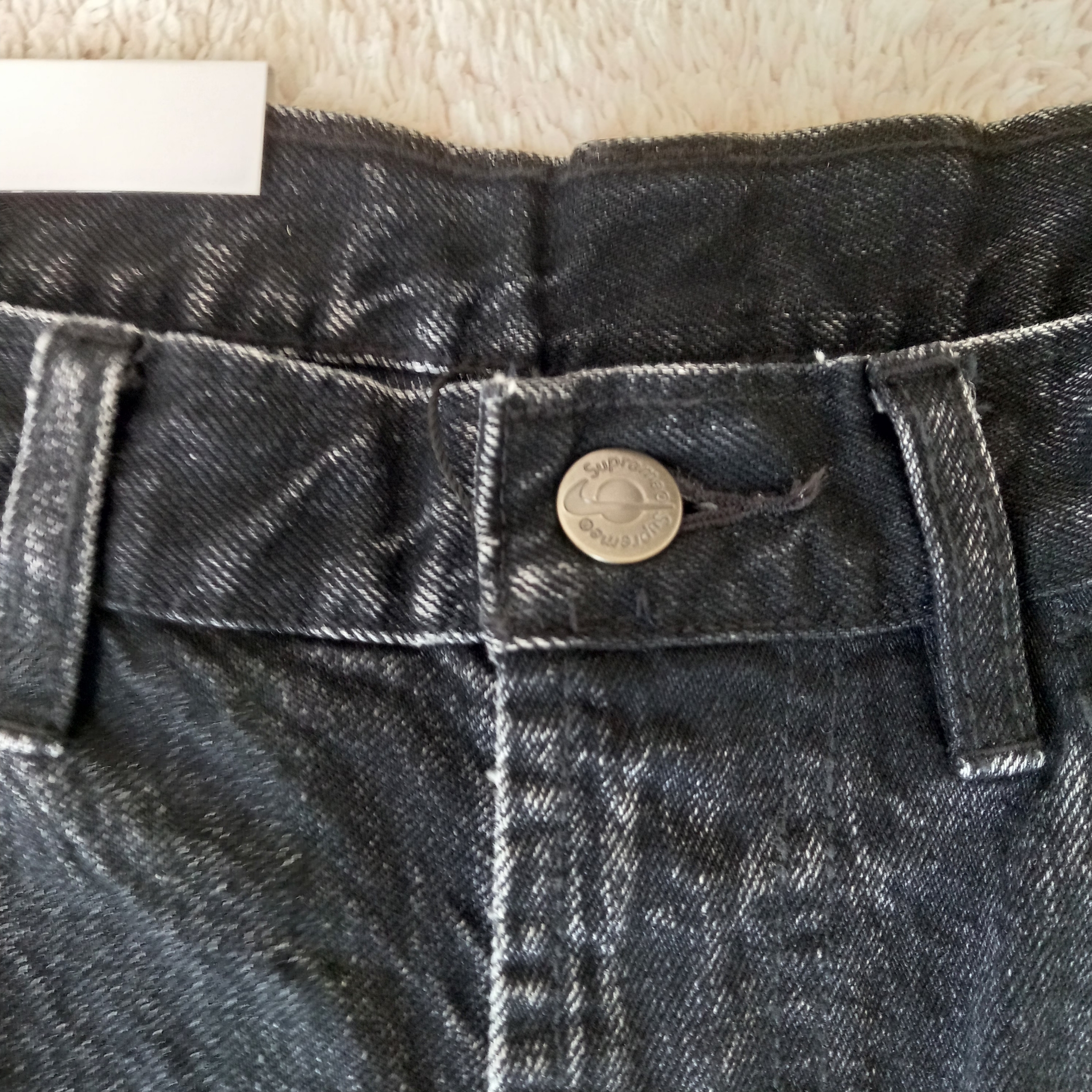 Supreme x Nike Denim Short Black - 24SS 착용 스타일 - 6