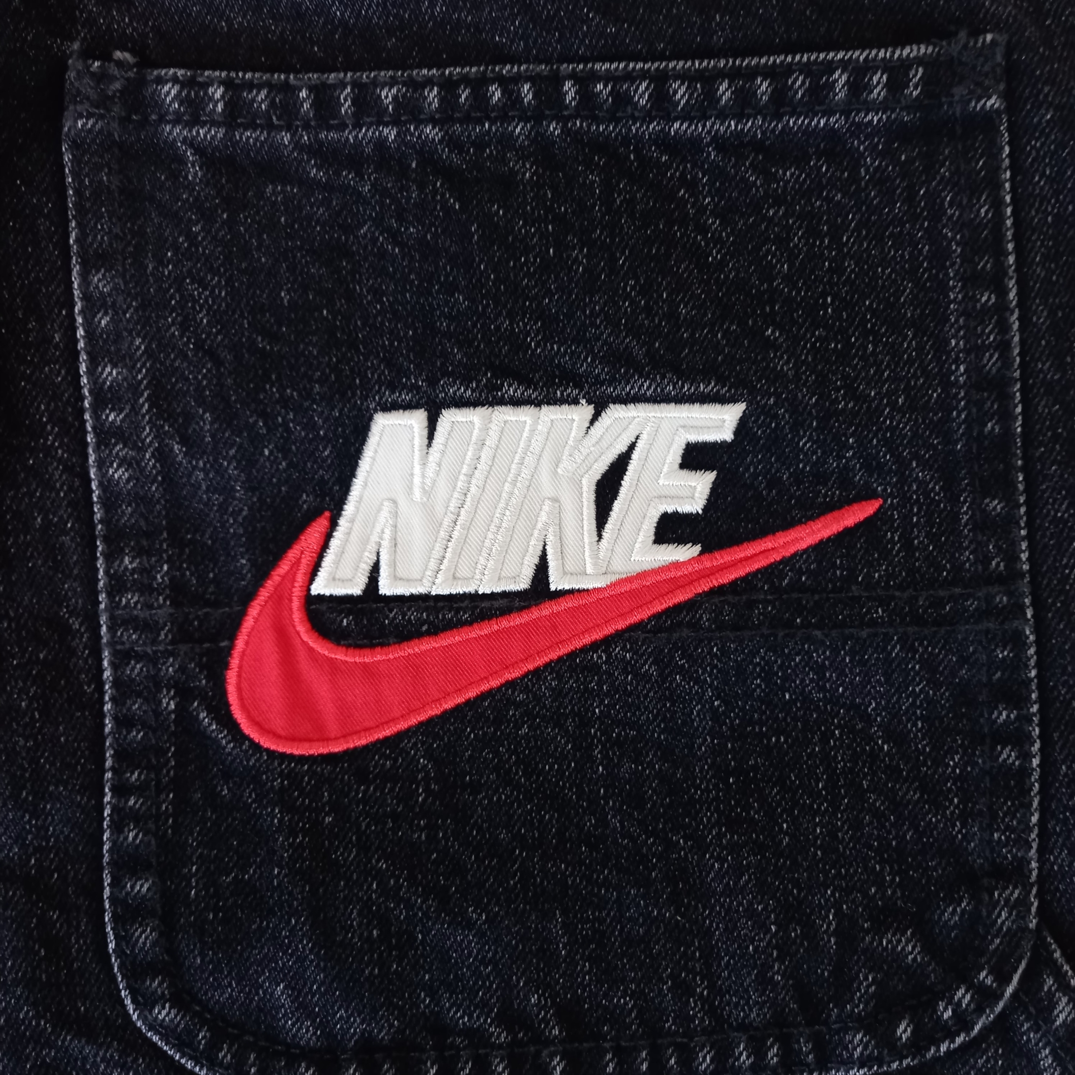 Supreme x Nike Denim Short Black - 24SS 착용 스타일 - 4