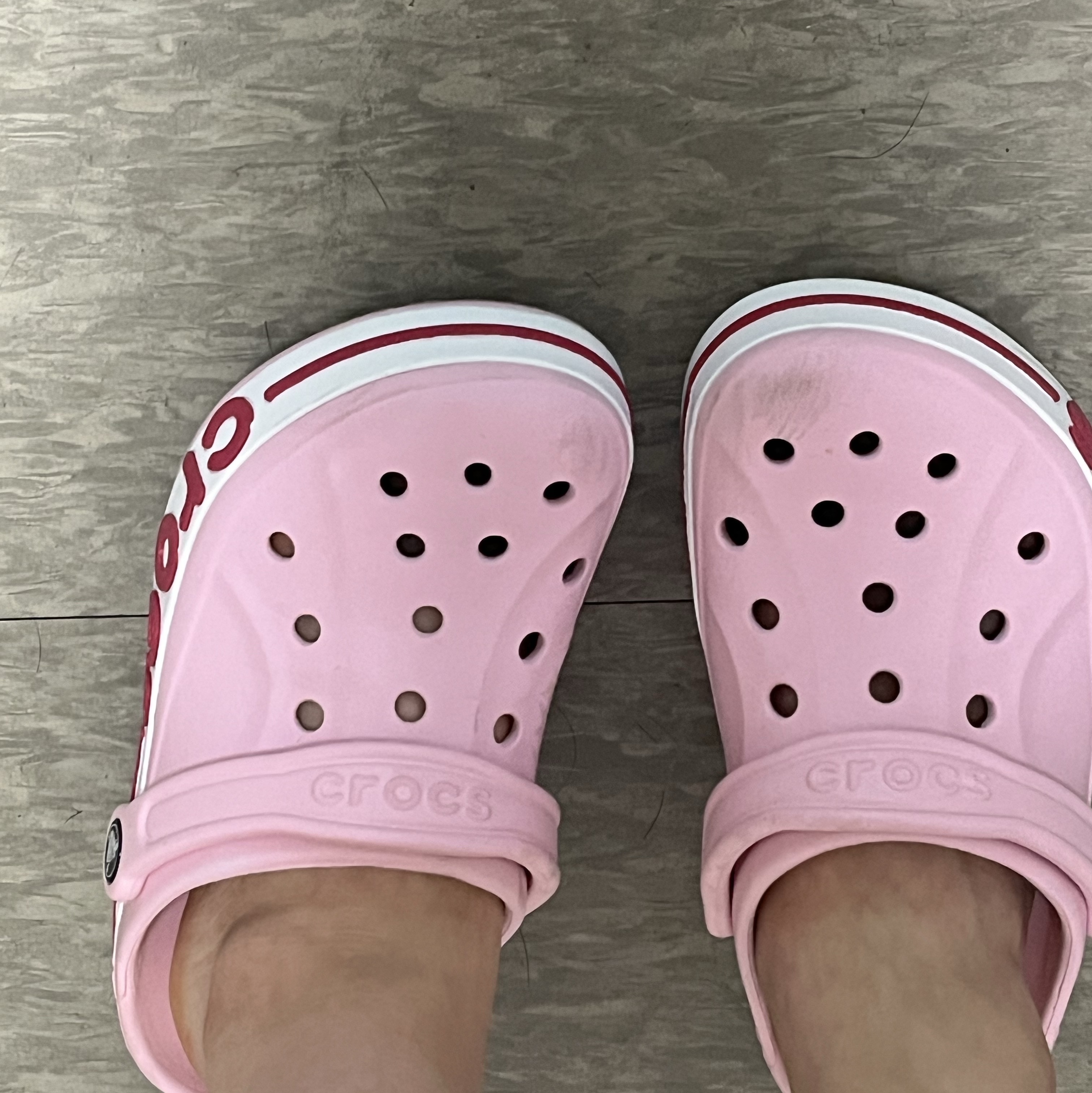 Crocs Bayaband Clog Ballerina Pink 착용 스타일