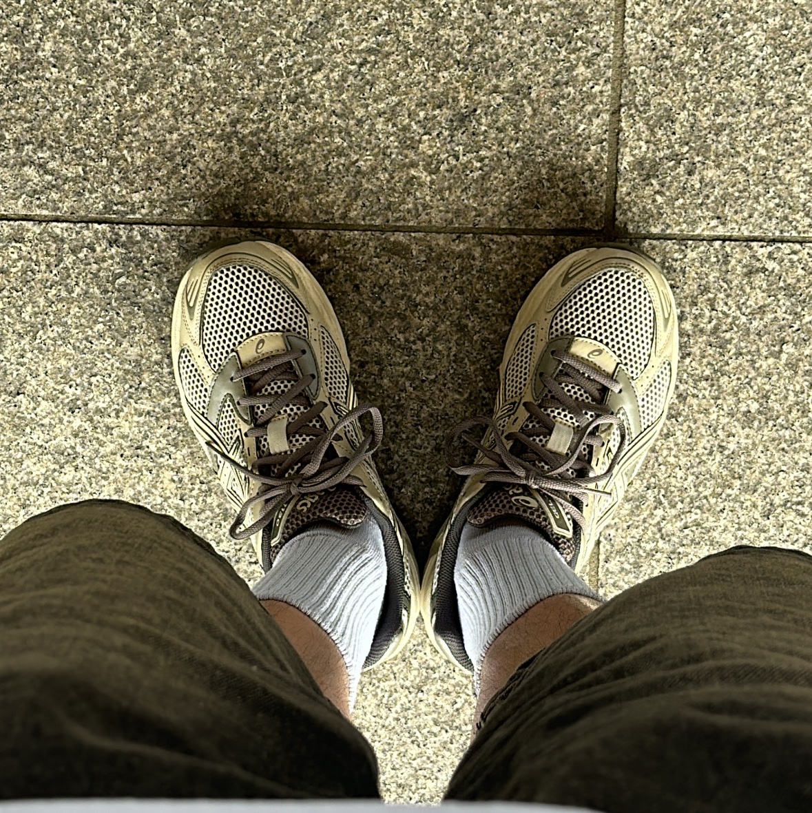 Asics Gel-1130 Birch Dark Taupe - Korea Exclusive 착용 스타일