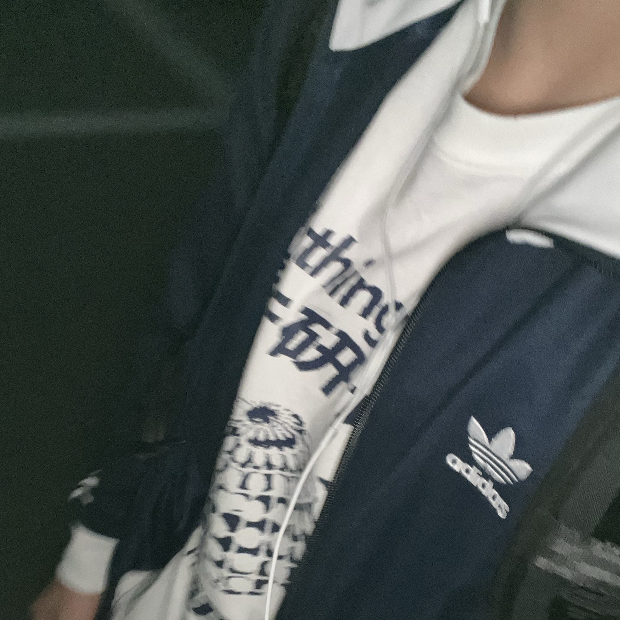 Adidas Adicolor Classic Beckenbauer Track Top Night Indigo - KR Sizing 착용 스타일 - 1