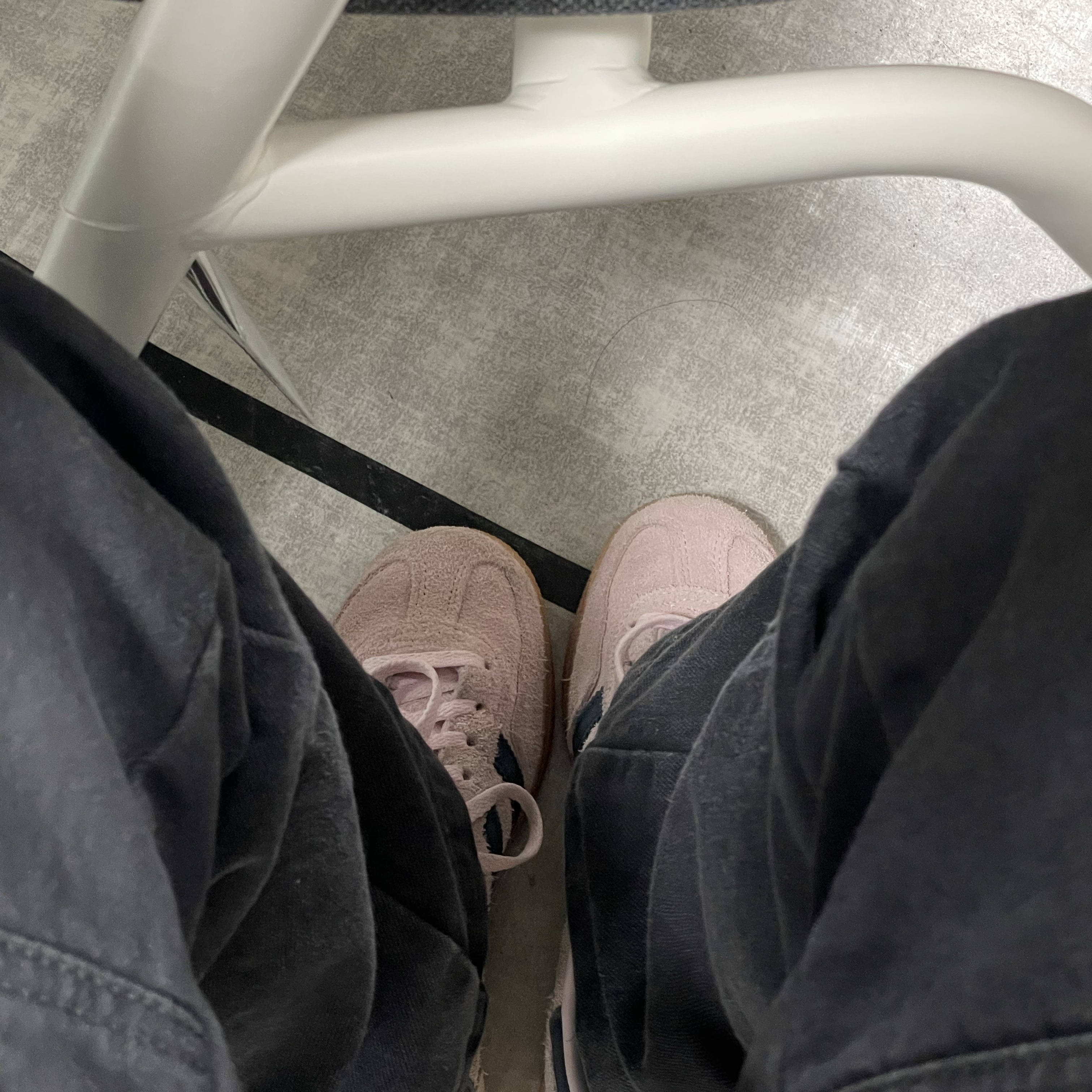 (W) Adidas Spezial Handball Clear Pink 착용 스타일