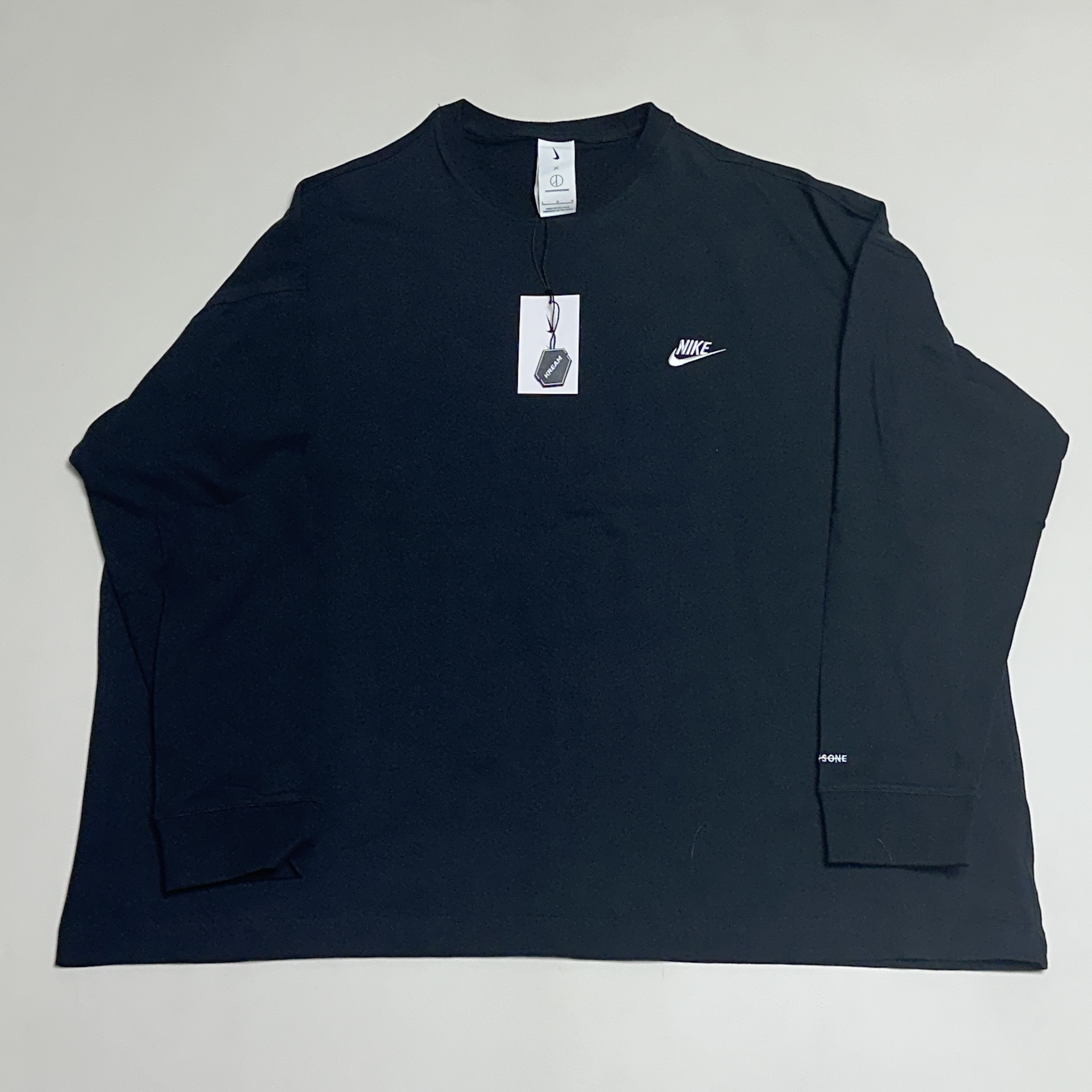 Nike x Peaceminusone LS T-Shirt Black (DR0097-010) 착용 스타일 - 1