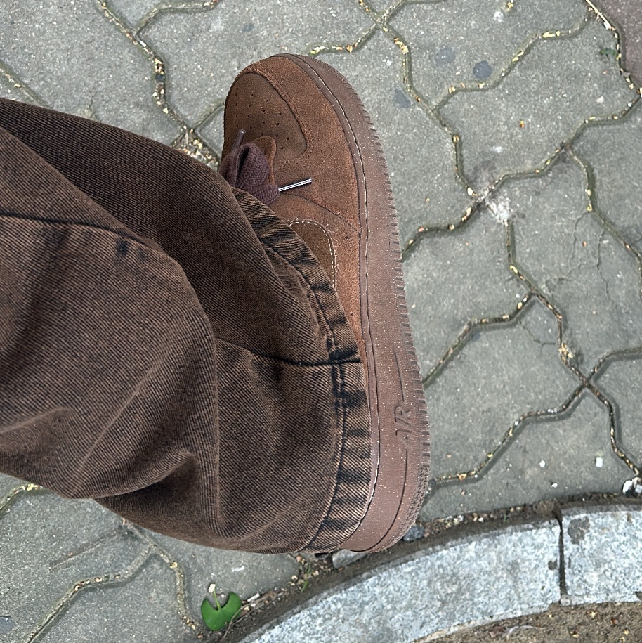 (W) Nike Air Force 1 '07 Cacao Wow 착용 스타일
