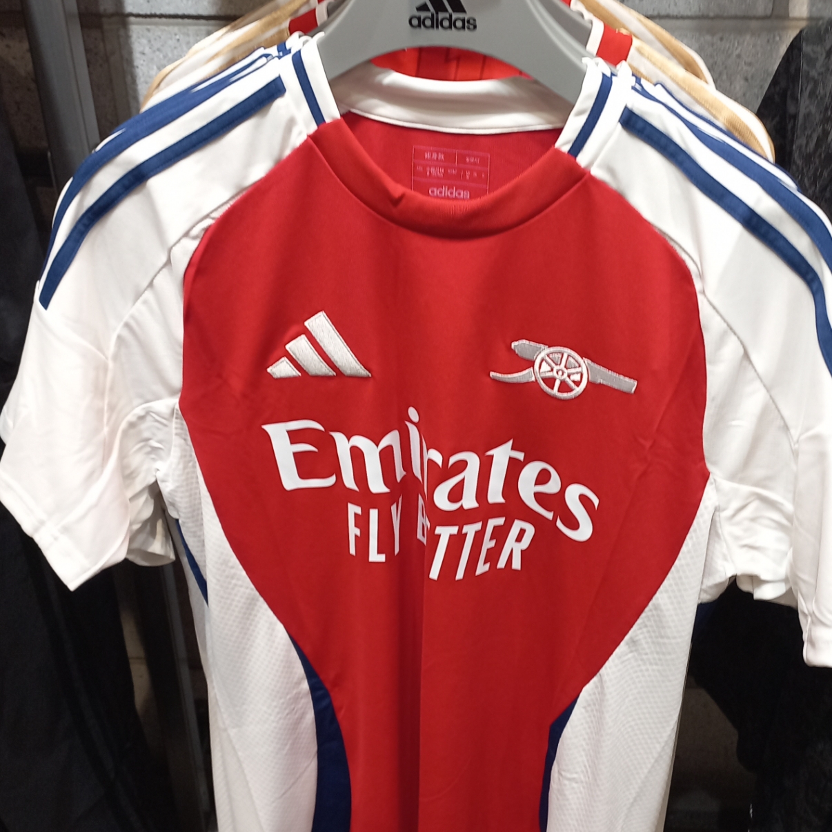 Adidas Arsenal 2024/25 Home Jersey Better Scarlet White - KR Sizing (Non Marking Ver.) 착용 스타일 - 2