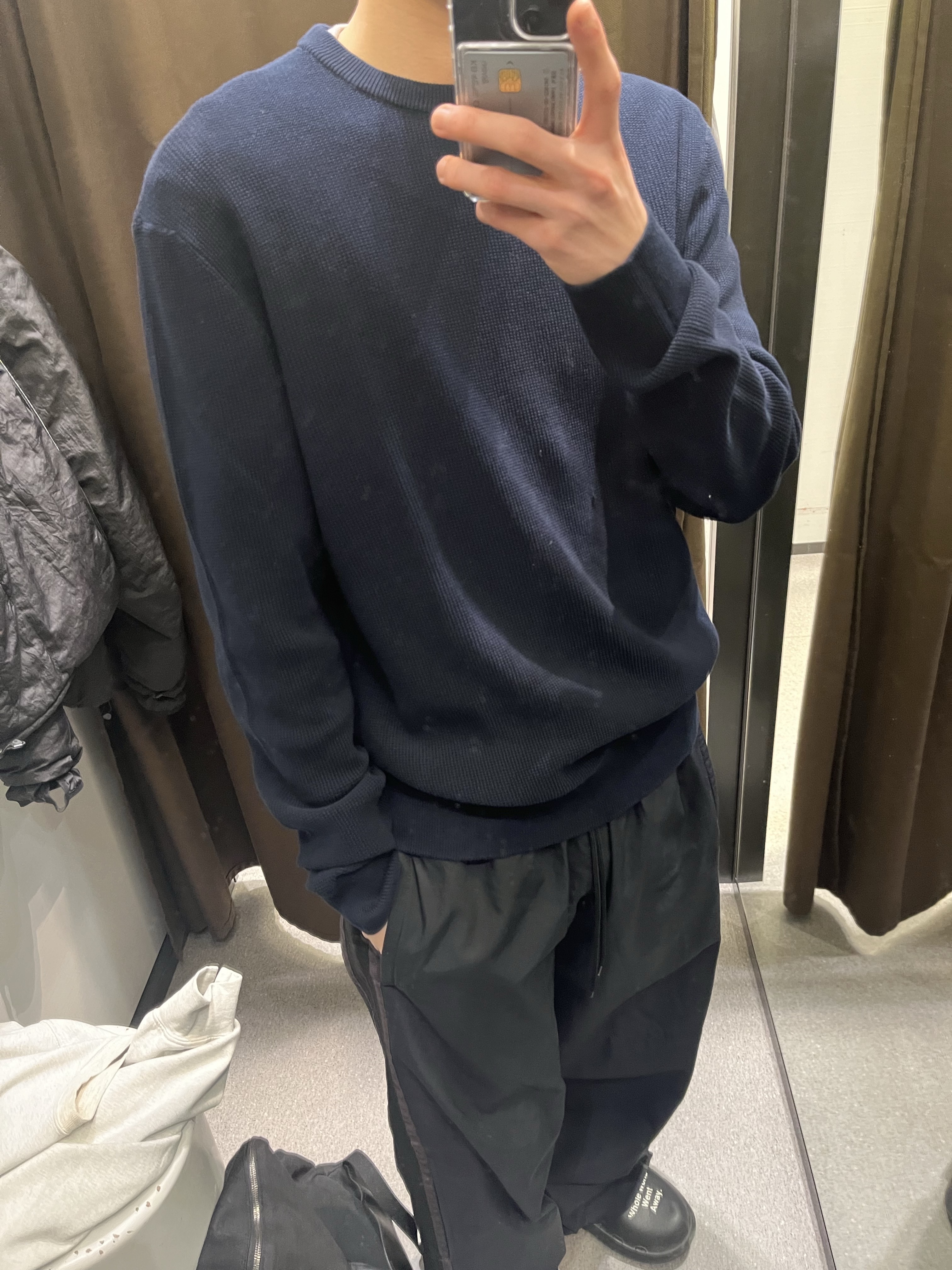 Oofos x Takahiromiyashita The Soloist The Day The Whole World Went Away Clog Black, Polyteru Human Index Index Sweatpants Gray 착용 스타일 - 1