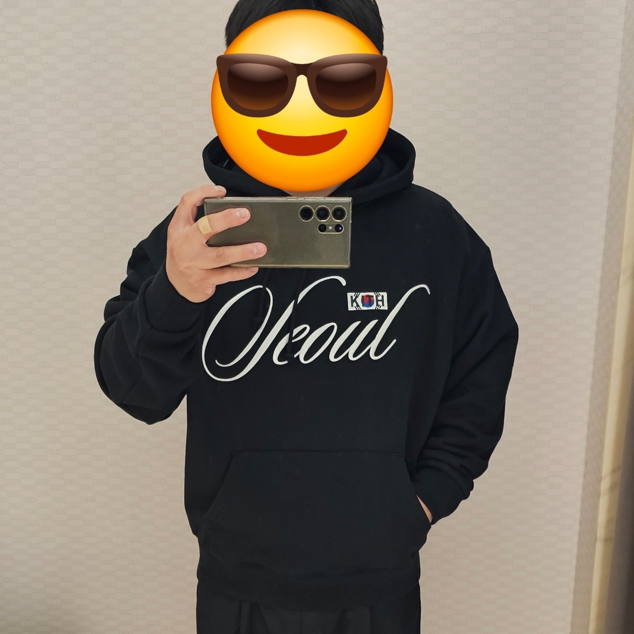 Kith Seoul Nelson Hoodie Black 착용 스타일