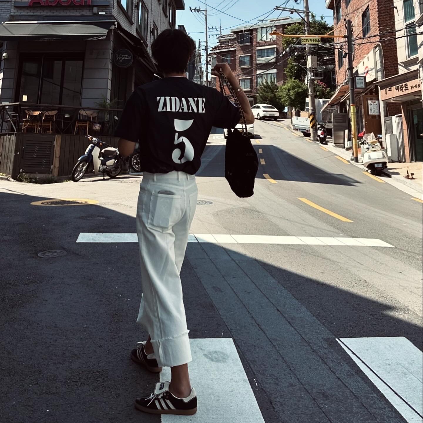 Adidas x Wales Bonner Pony Tonal Samba Core Black Cream White, Y-3 x Real Madrid 2023/24 4th Authentic Jersey Black (Non Marking Ver.) - US Sizing 착용 스타일 - 5
