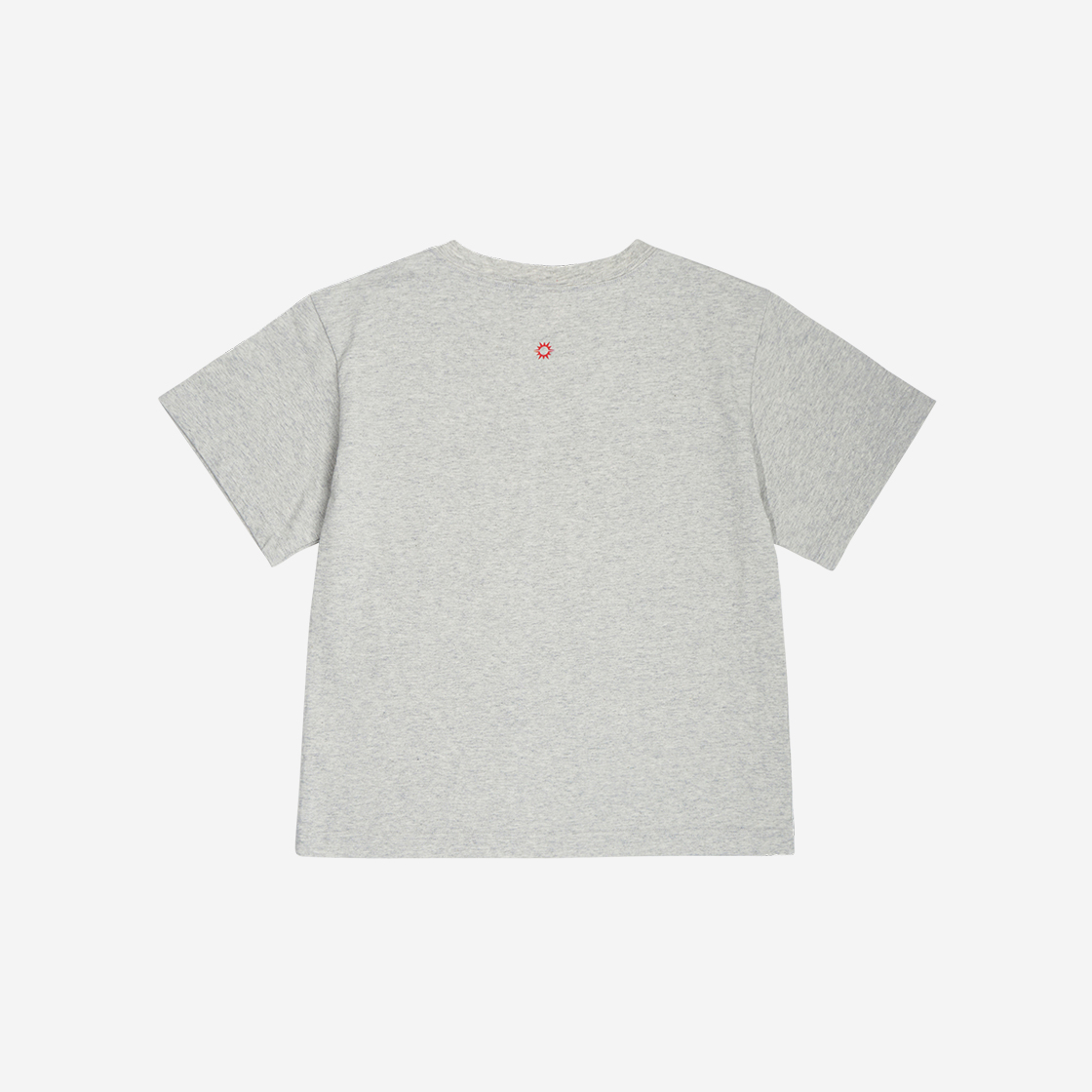 헬로선라이즈 포켓 숏 슬리브 티 멜란지 그레이(Hello Sunrise Pocket Shorts Sleeve Tee W Melange Gray) - 2