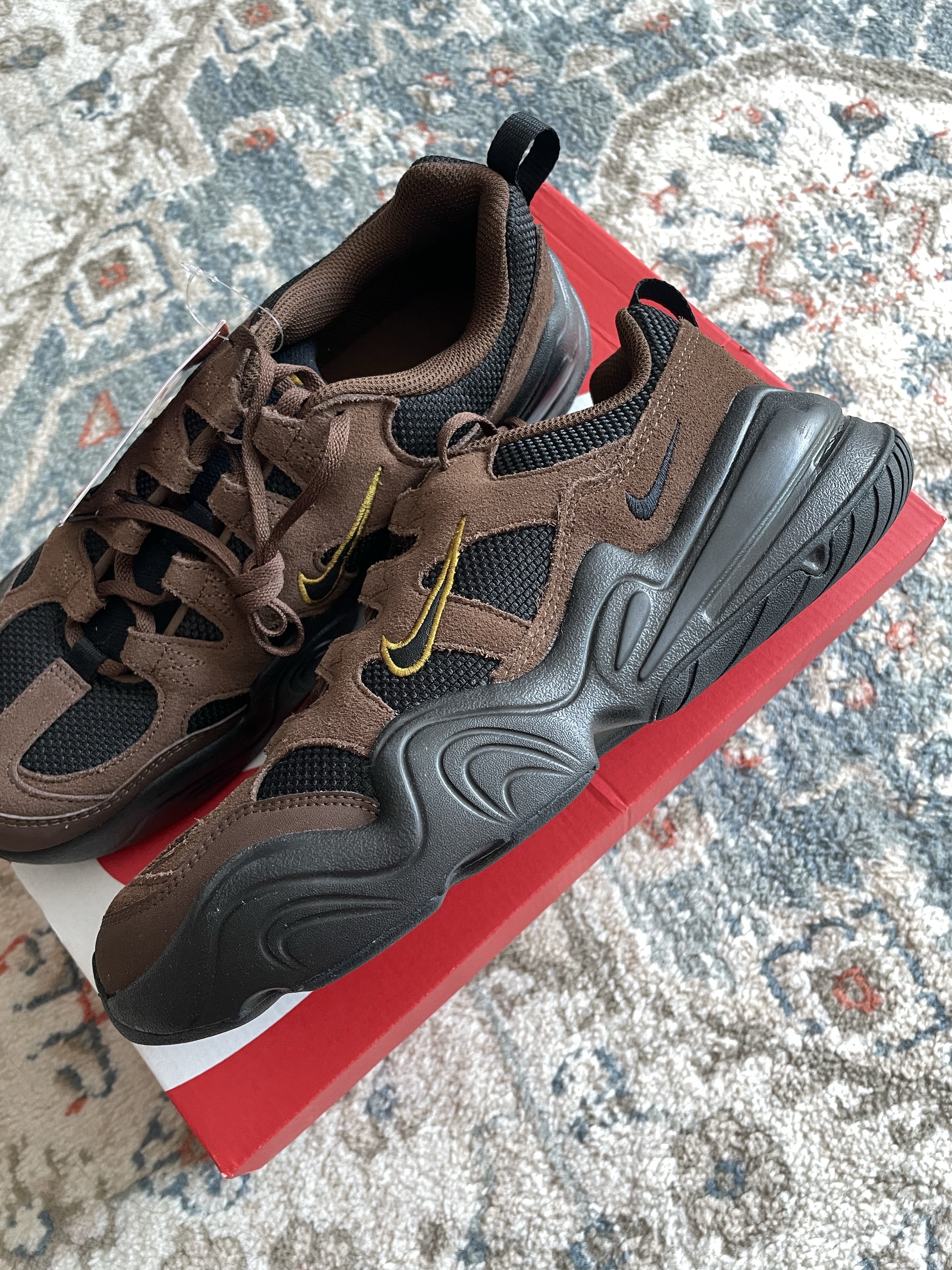 Nike Tech Hera Cacao Wow Bronzine 착용 스타일 - 1